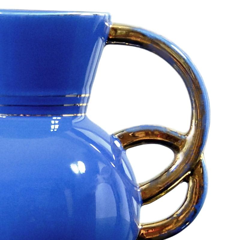 Cobalt Ceramic Jug, by R. Chevalier for Boch Freres, Belgium, 1930s - 5262