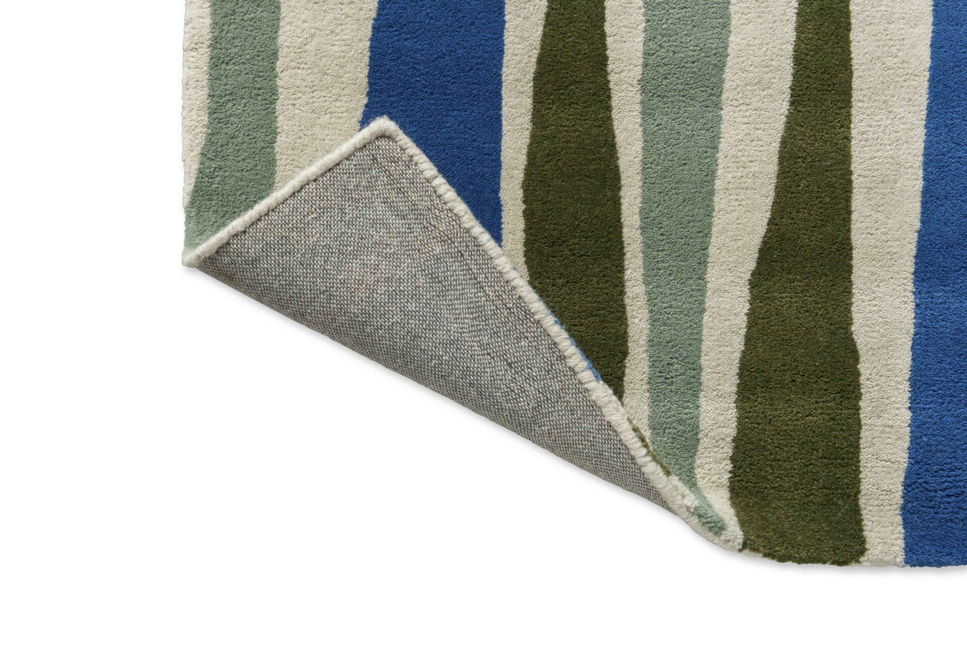 Dywan SAKU OLIVE 200x280 cm zielony, niebieski, beżowy, wełna, Scion Living - 56141