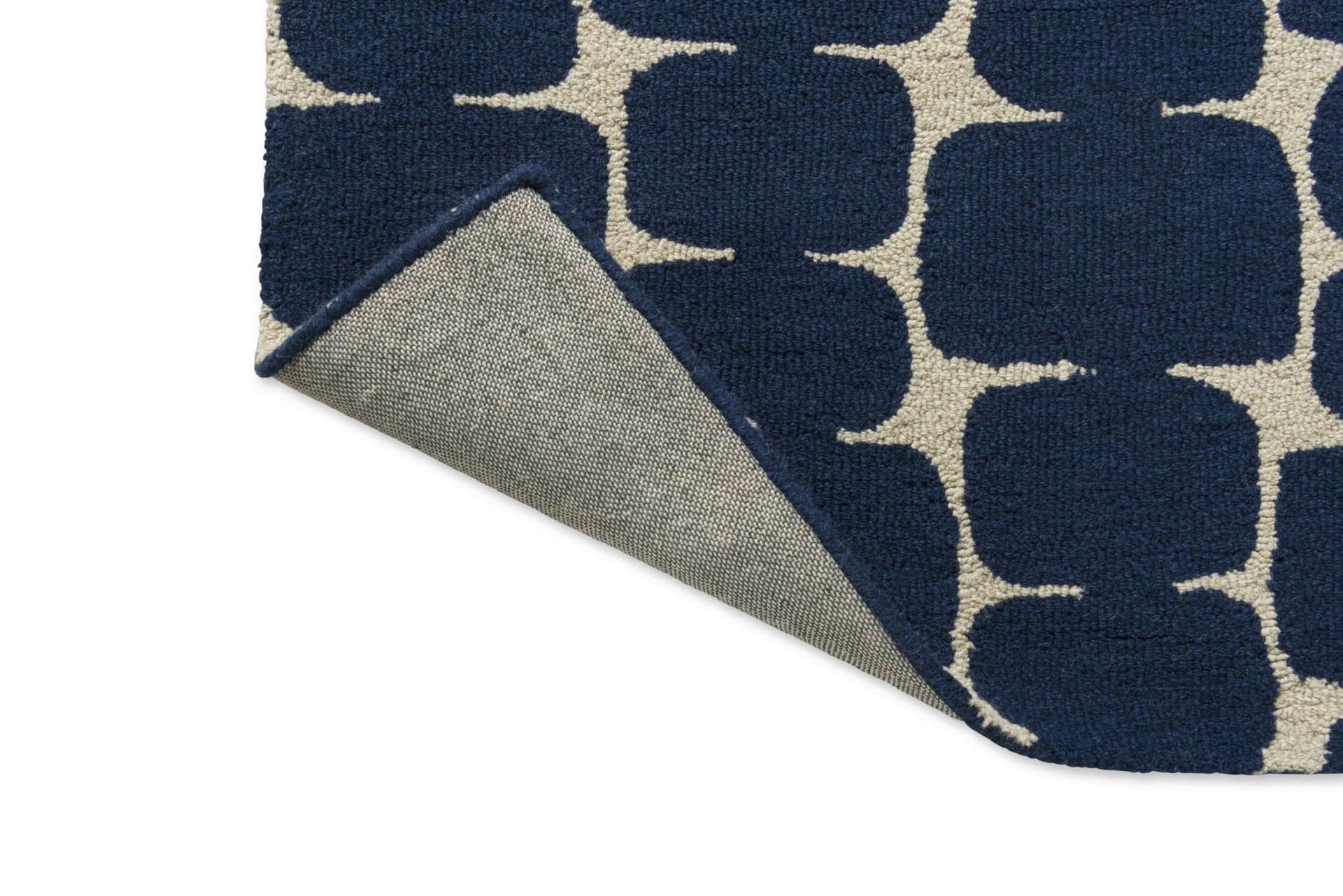 Dywan Little Lohko Indigo 200x280 cm, granatowy, wełna, Scion Living - 56063