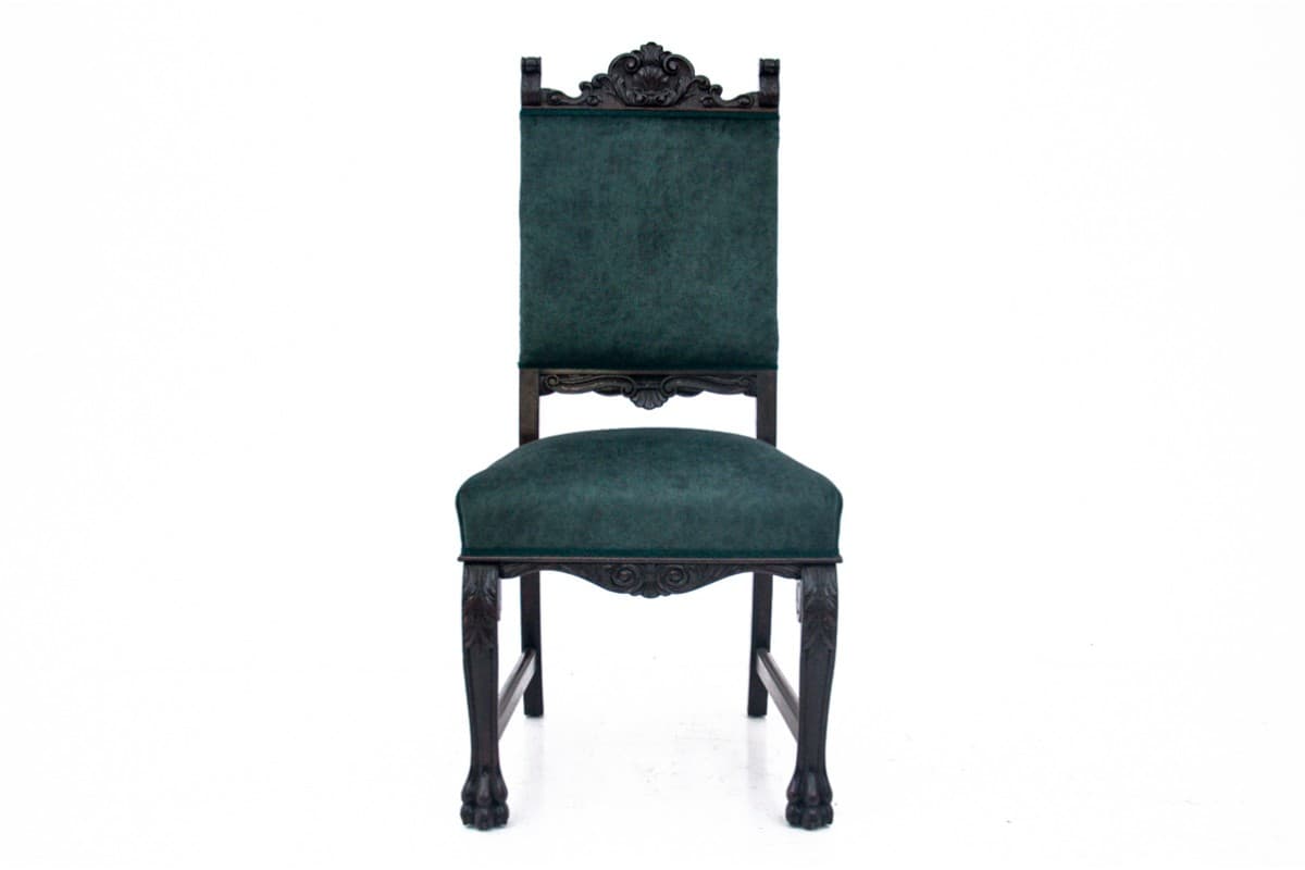 Oak Chairs with Lion's Paw Feet, Western Europe, 1920s - 50041