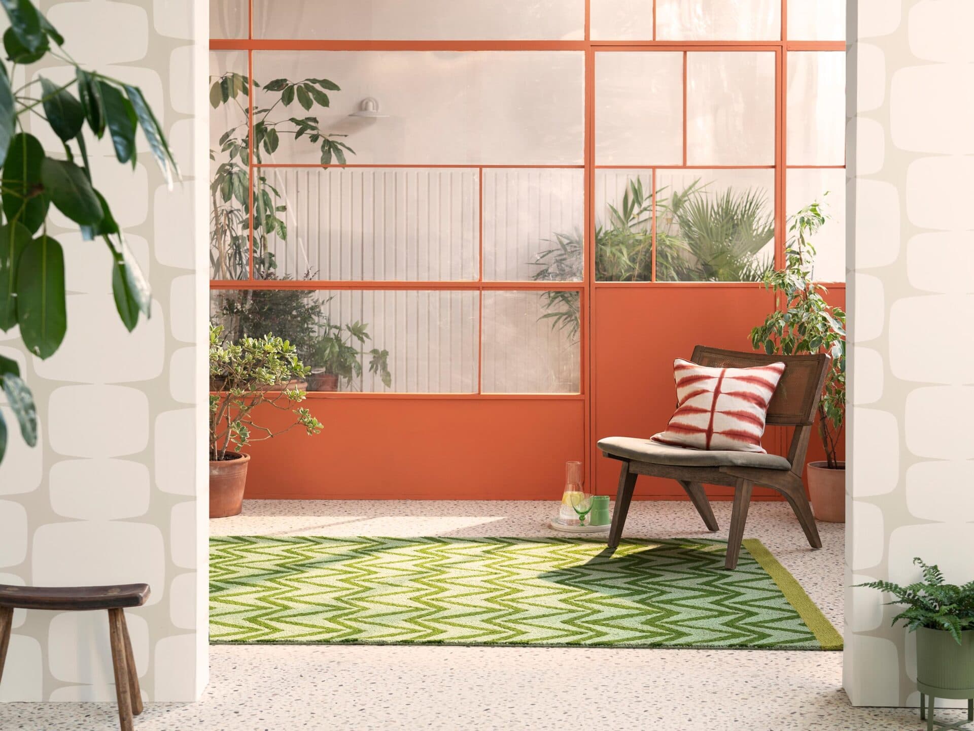 Dywan Dhurrie green 160x230 cm zielony, Scion Living - 57105