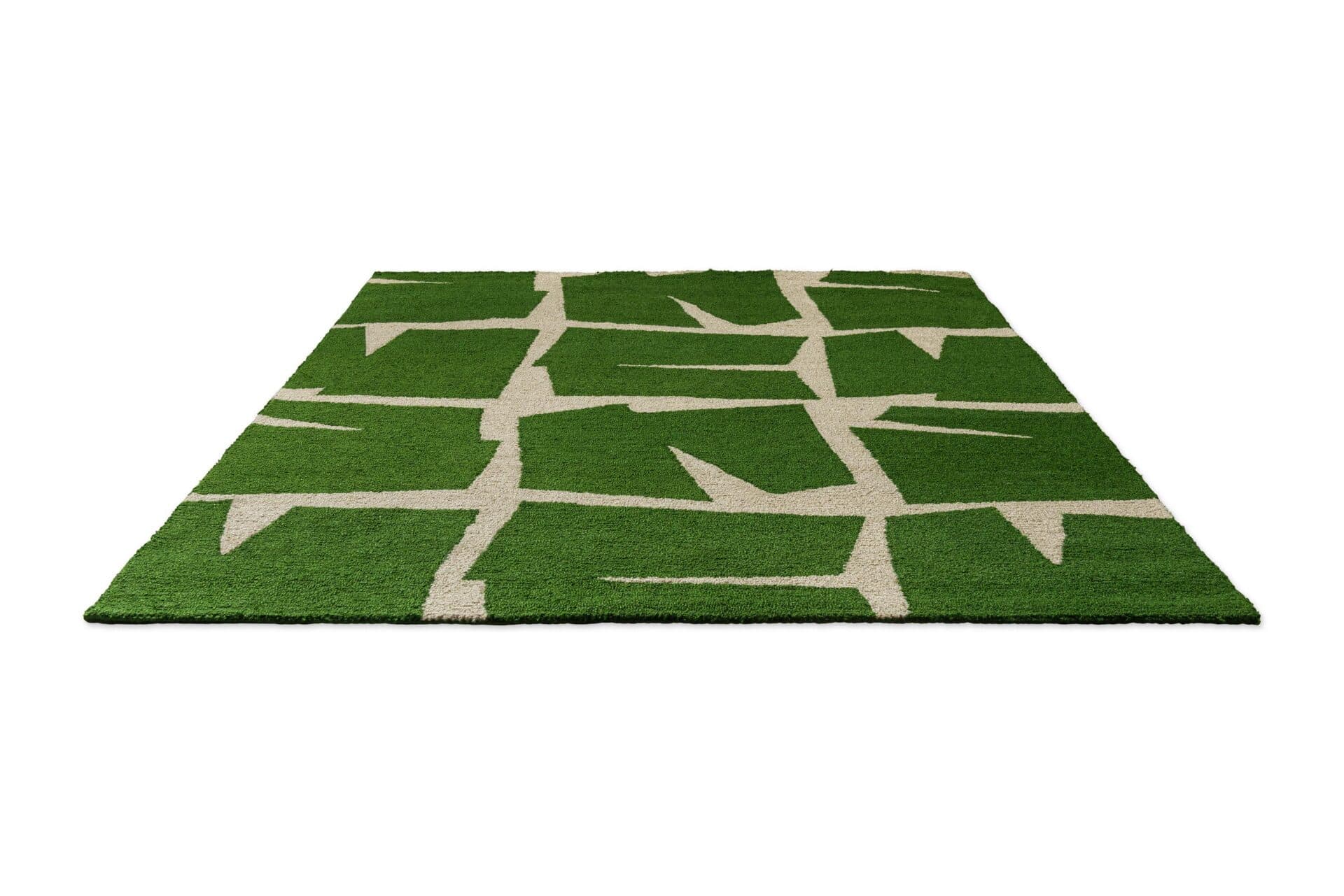 Outdoor rug MOQUI GREEN 160x230 cm, green, beige, Scion Living - 57044