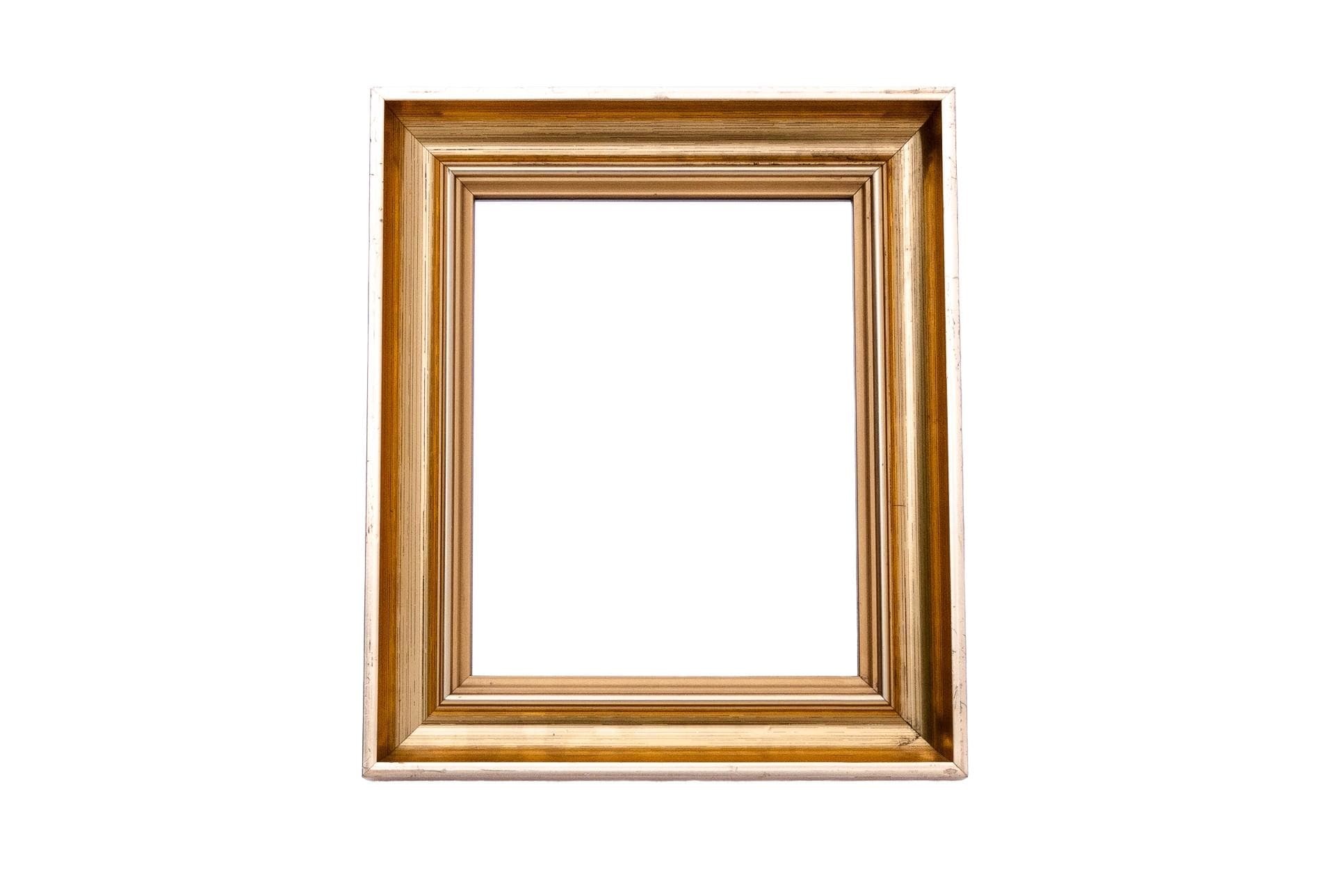Gold Mirror in Profiled Frame, Europe, Early 20th Century