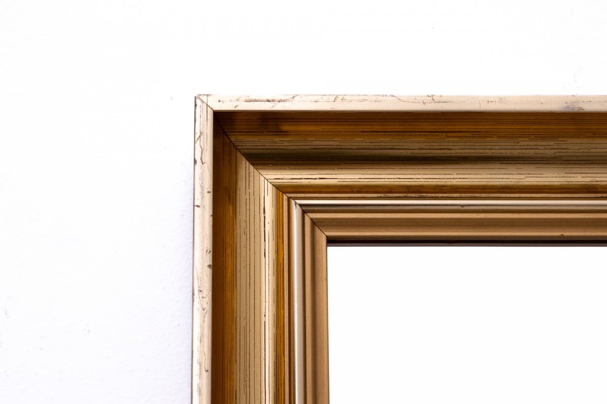 Gold Mirror in Profiled Frame, Europe, Early 20th Century - 50255