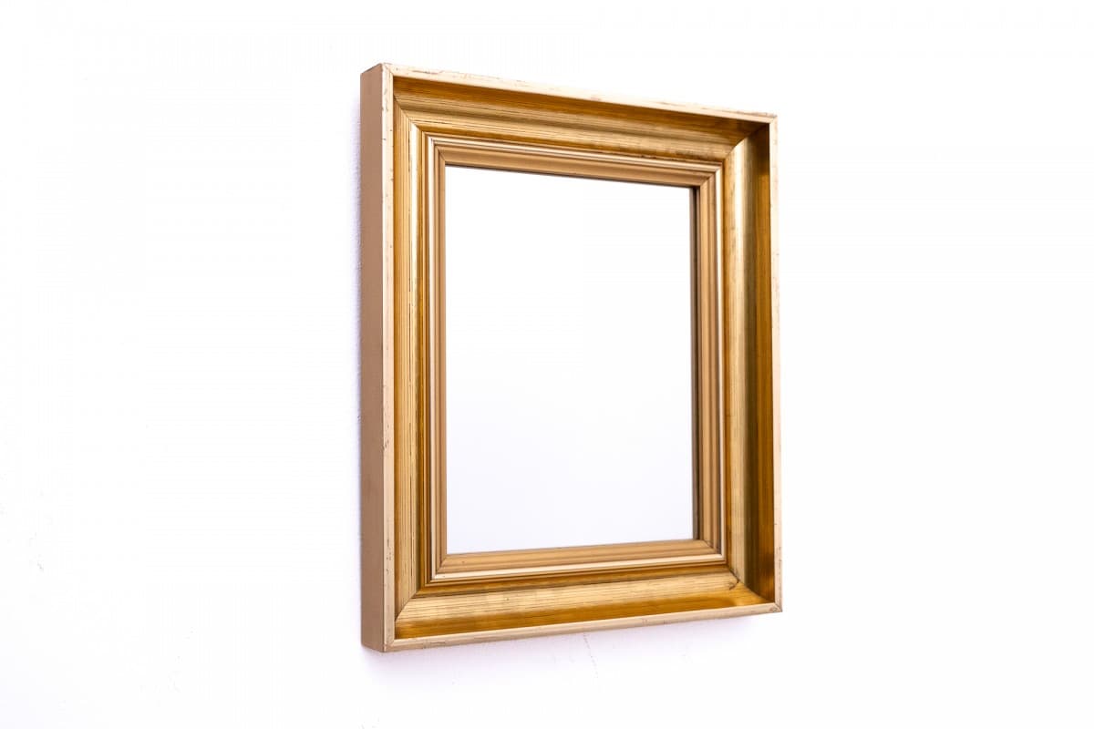 Gold Mirror in Profiled Frame, Europe, Early 20th Century - 50254
