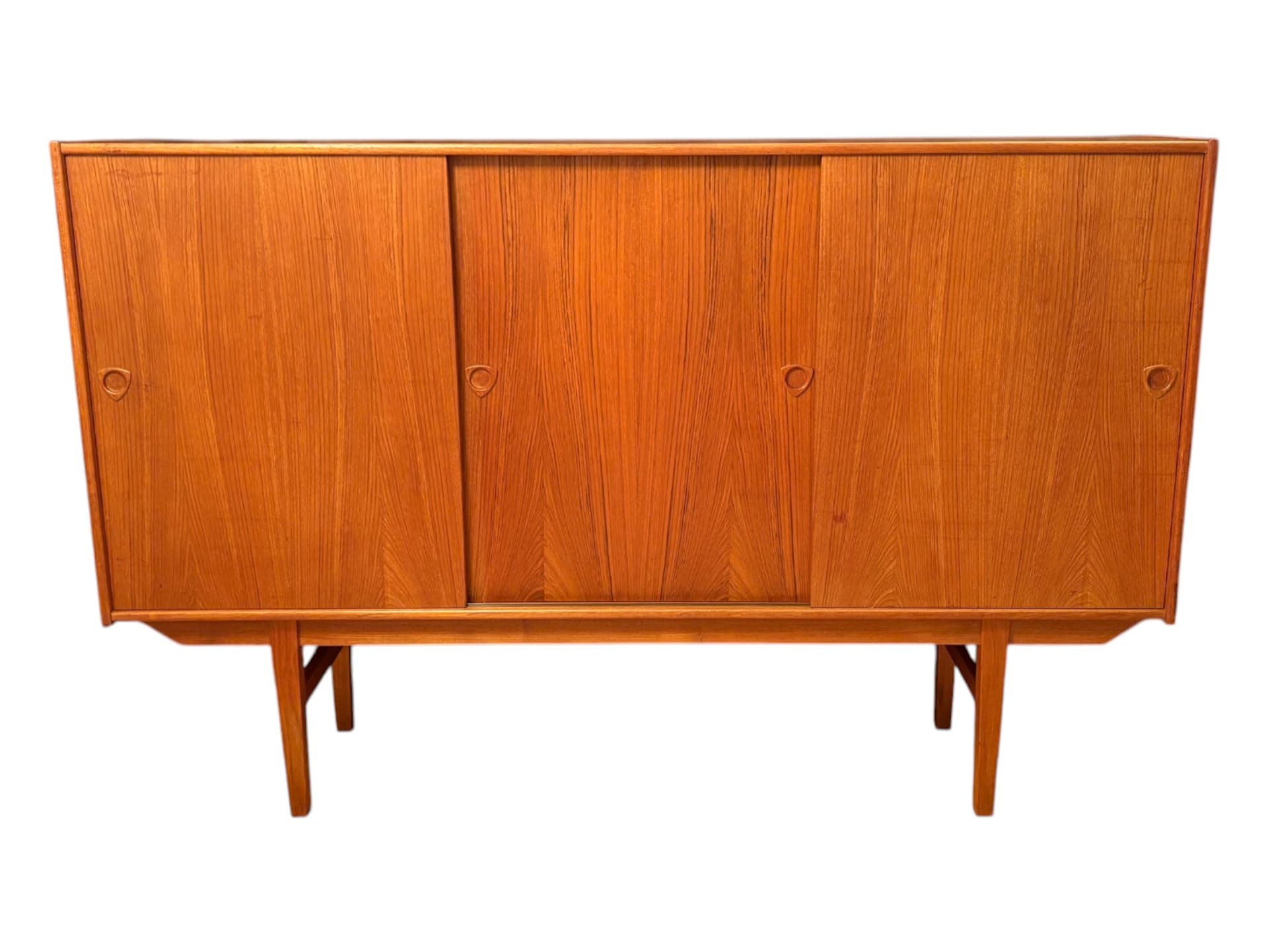 Komoda, brązowy, teak, Dania, lata 60.