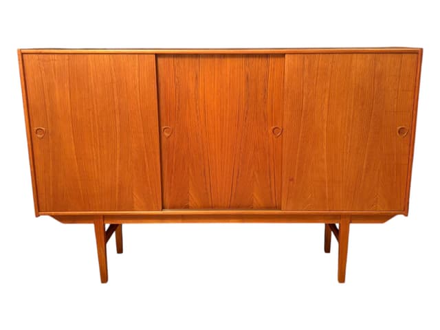 Komoda, brązowy, teak, Dania, lata 60. - WYMIARY