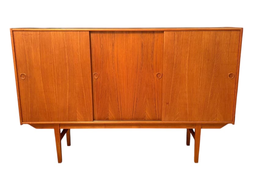 Komoda, brązowy, teak, Dania, lata 60.