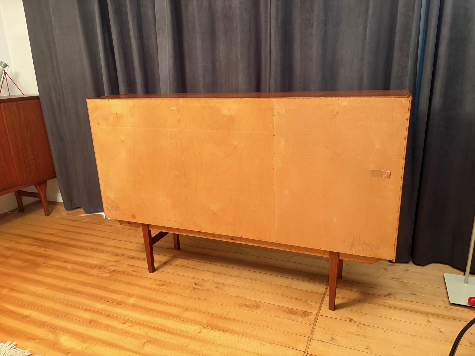Komoda, brązowy, teak, Dania, lata 60. - 79763