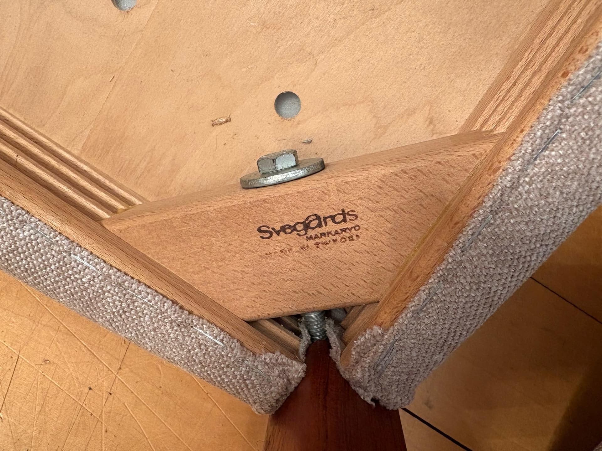 Para krzeseł, teak, Svegards Markaryd, Szwecja, lata 60. - 79757