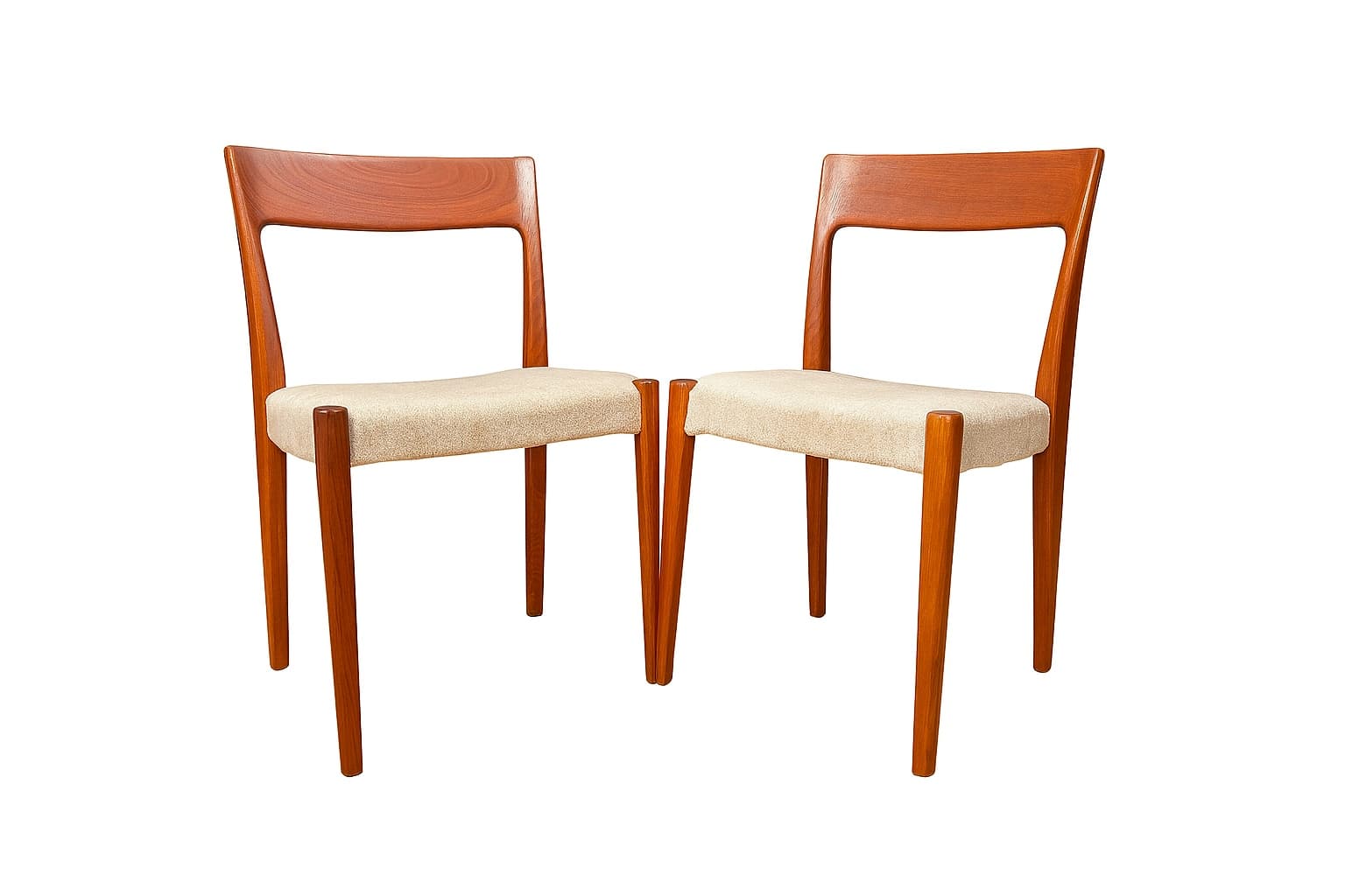 Para krzeseł, teak, Svegards Markaryd, Szwecja, lata 60.