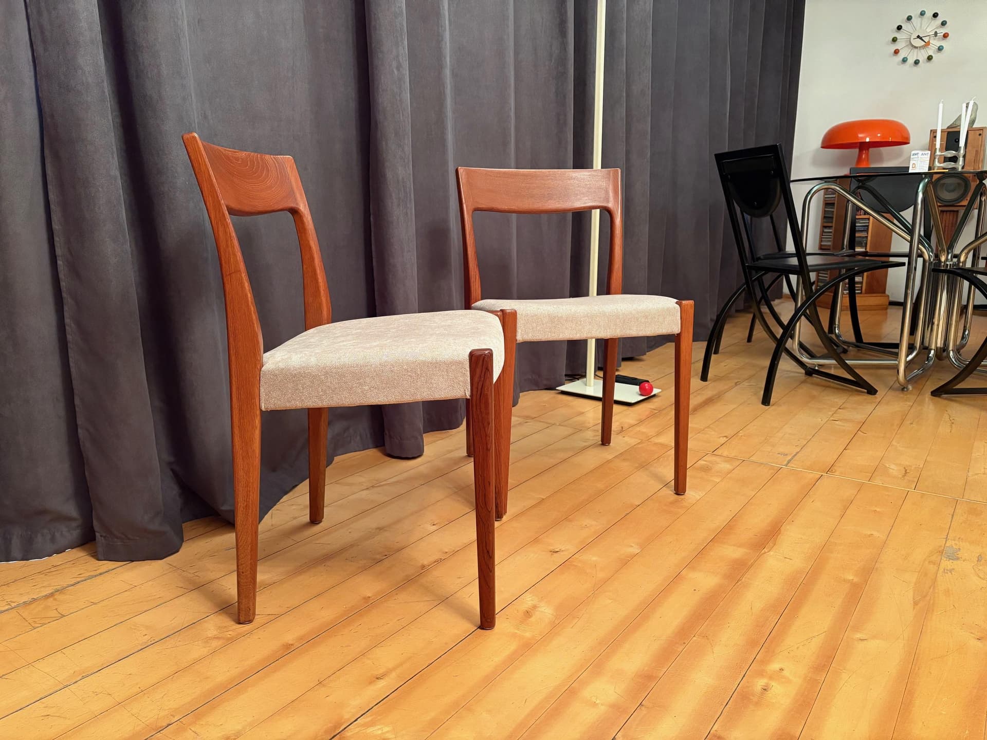 Para krzeseł, teak, Svegards Markaryd, Szwecja, lata 60. - 79752