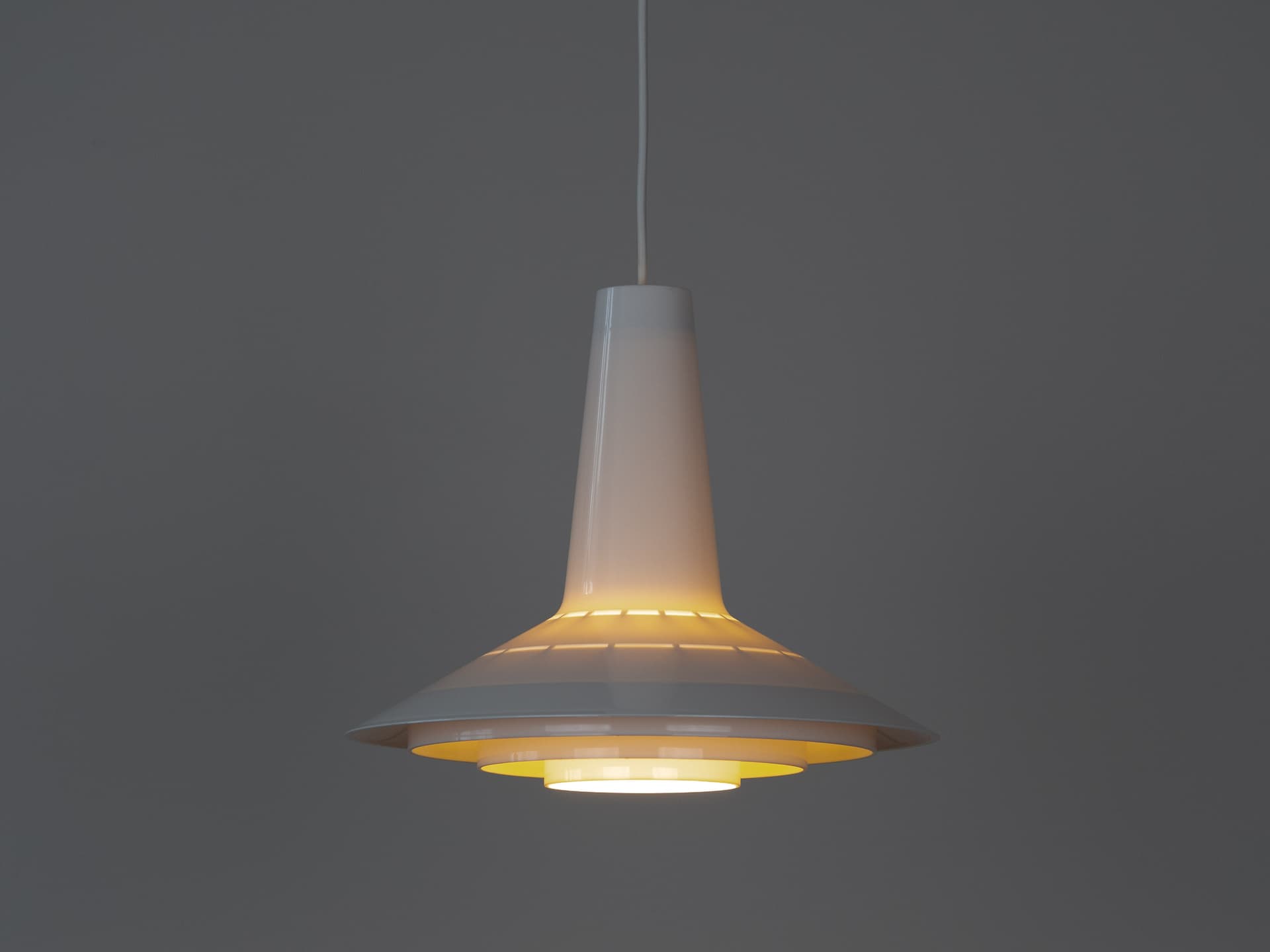 Pink Aluminum Facet Pop Pendant Lamp, by L. Weisdorf for Lyfa, Denmark, 1970s - 58327