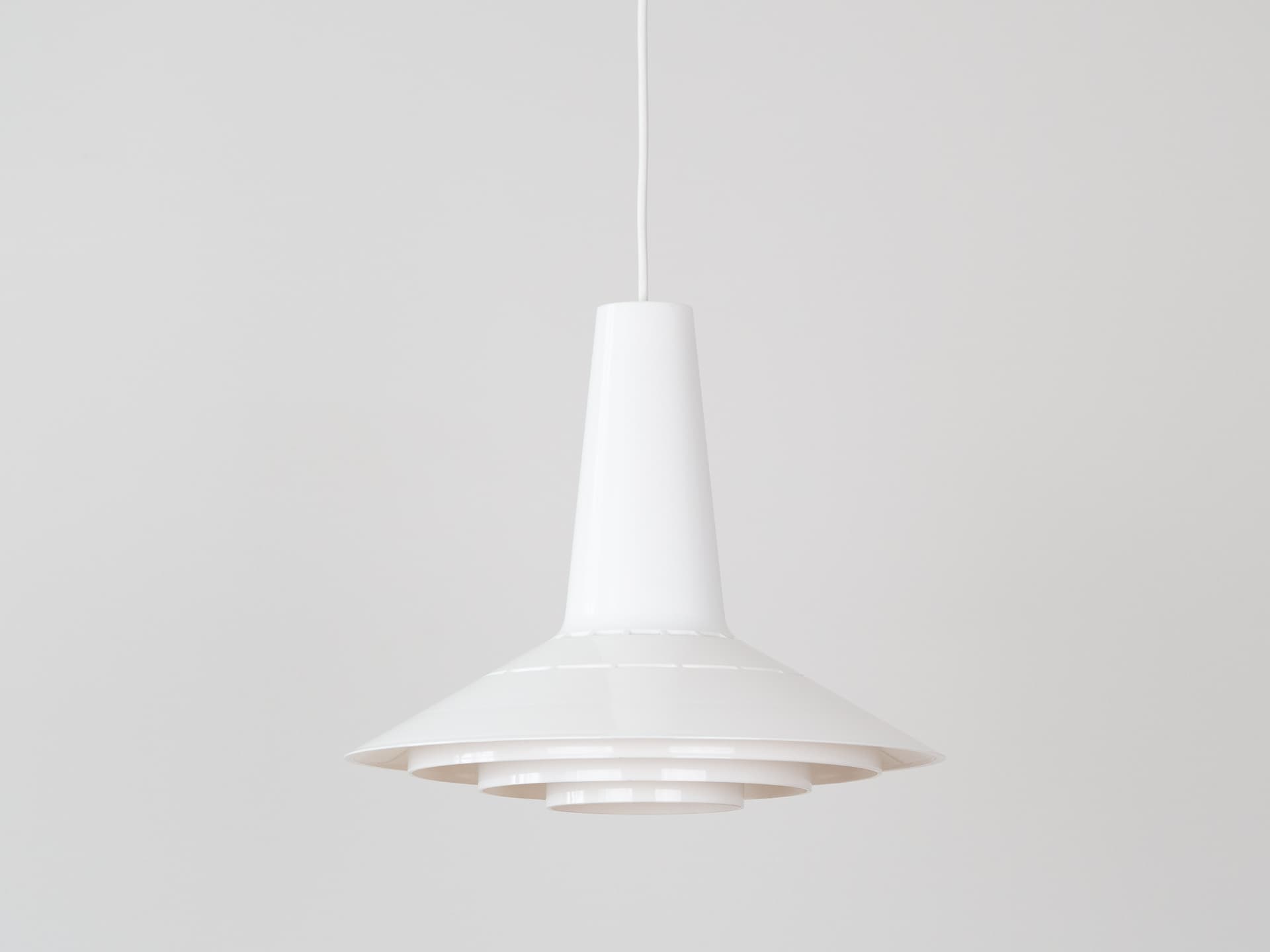 Pink Aluminum Facet Pop Pendant Lamp, by L. Weisdorf for Lyfa, Denmark, 1970s - 58330