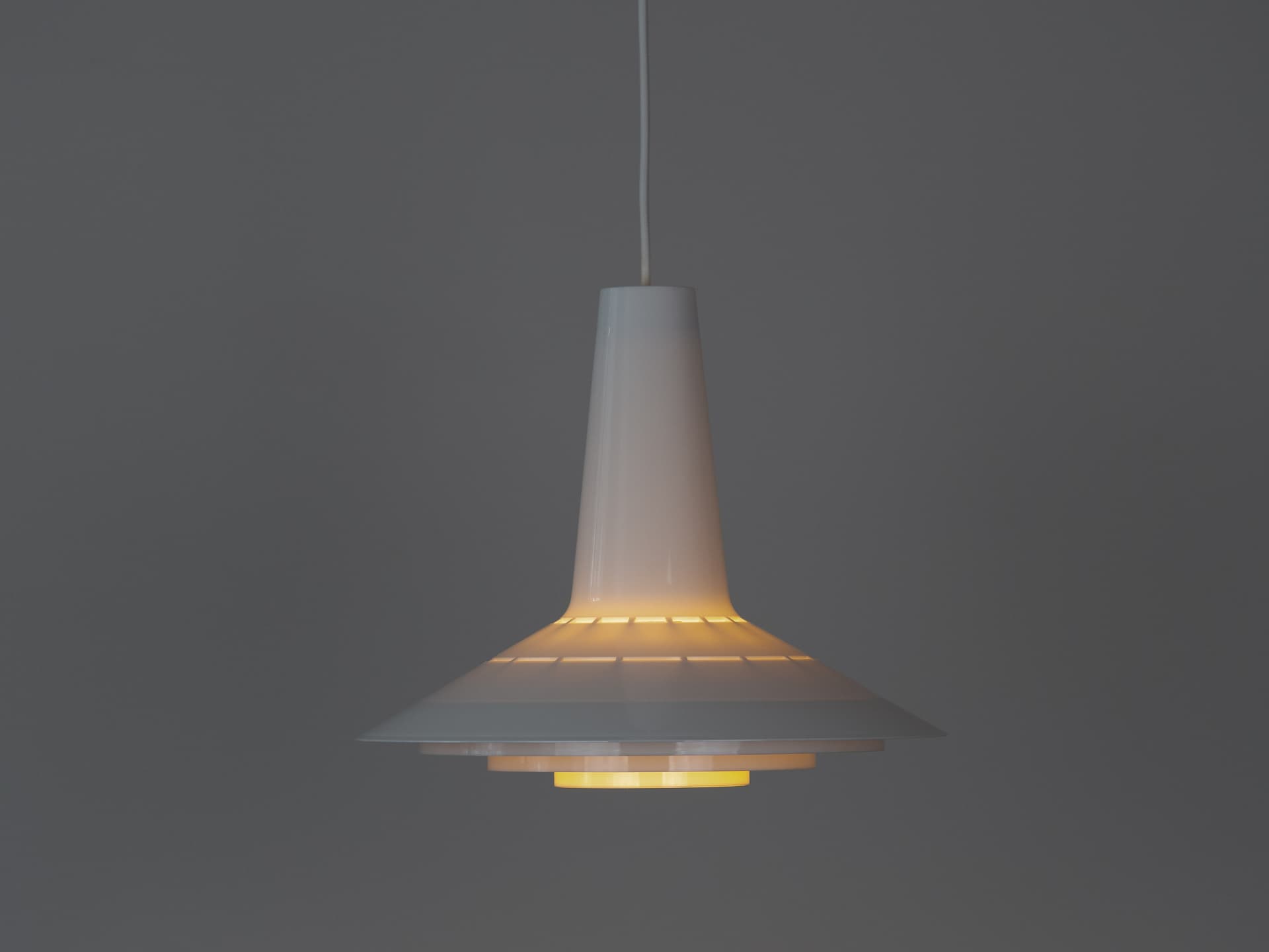 Pink Aluminum Facet Pop Pendant Lamp, by L. Weisdorf for Lyfa, Denmark, 1970s - 58329