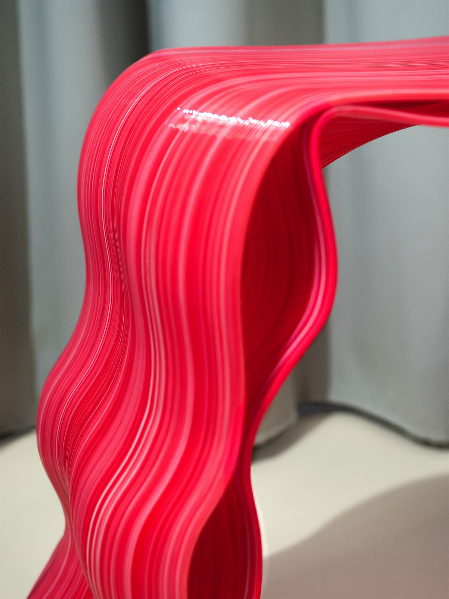 Stołek, STOUEK, różowy, proj. K. Luteracki, Bluba Studio - 58386