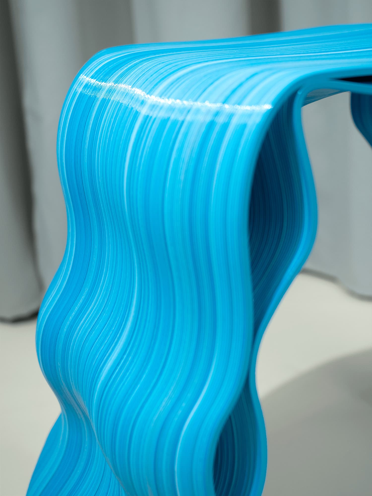 Stołek, STOUEK, niebieski, proj. K. Luteracki, Bluba Studio - 58465