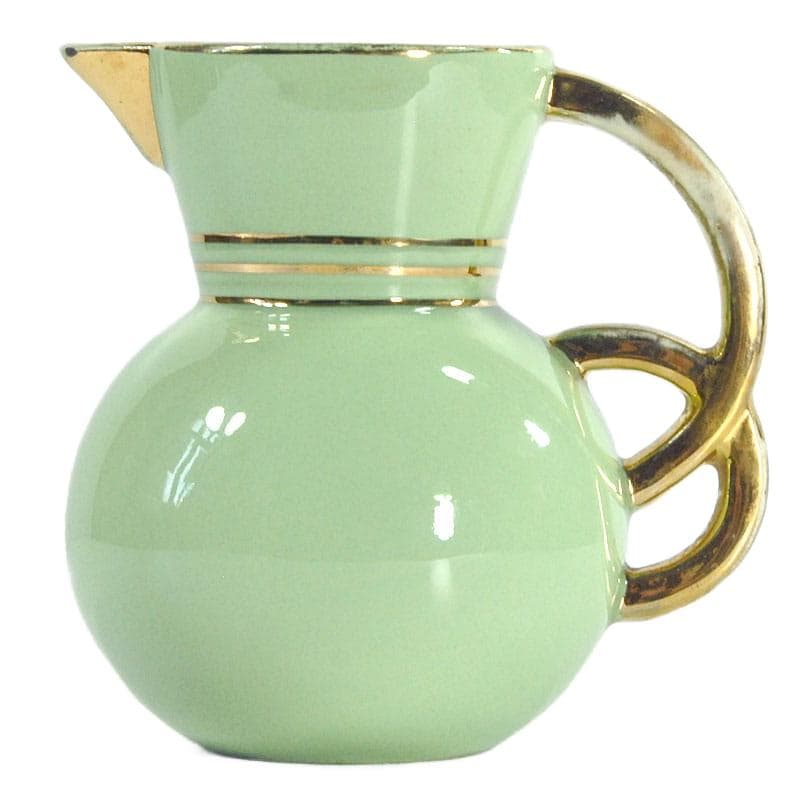 Kobaltowy dzbanek ceramiczny, proj. R. Chevalier dla Boch Freres, Belgia, lata 30. - 5326