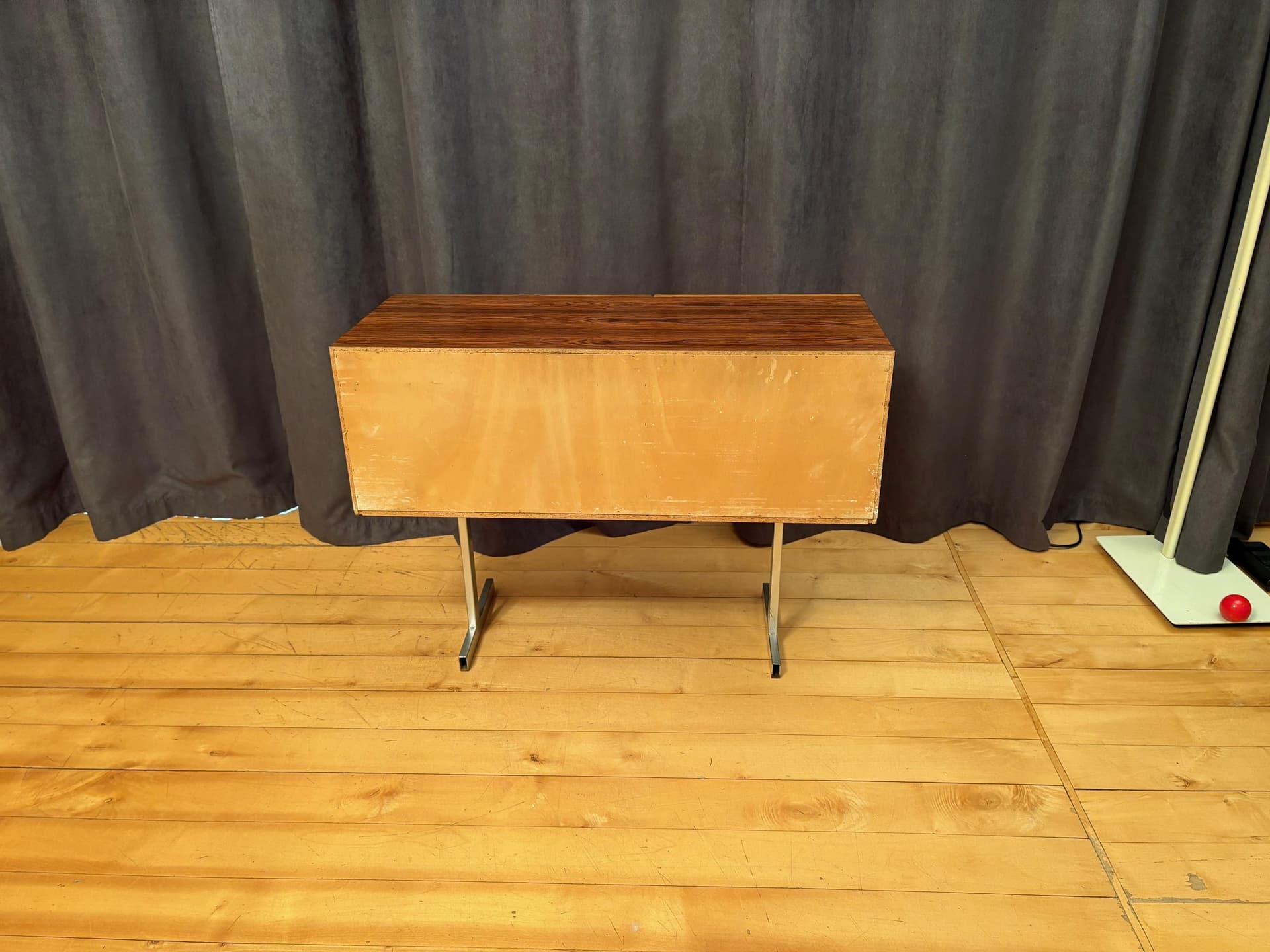 Szafka, palisander brązowy, metal, lata 60. - 79685