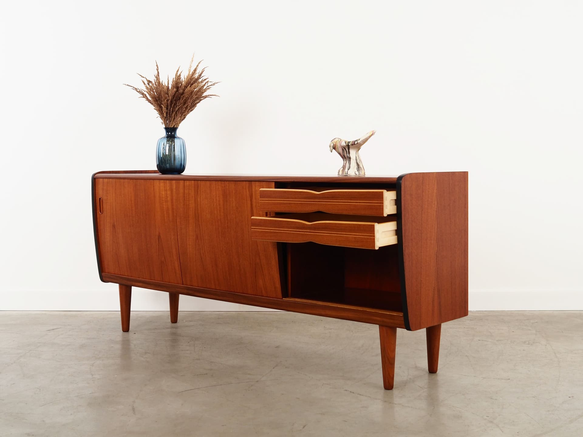 Sideboard, teak brązowy, Dania, lata 70. - 59051