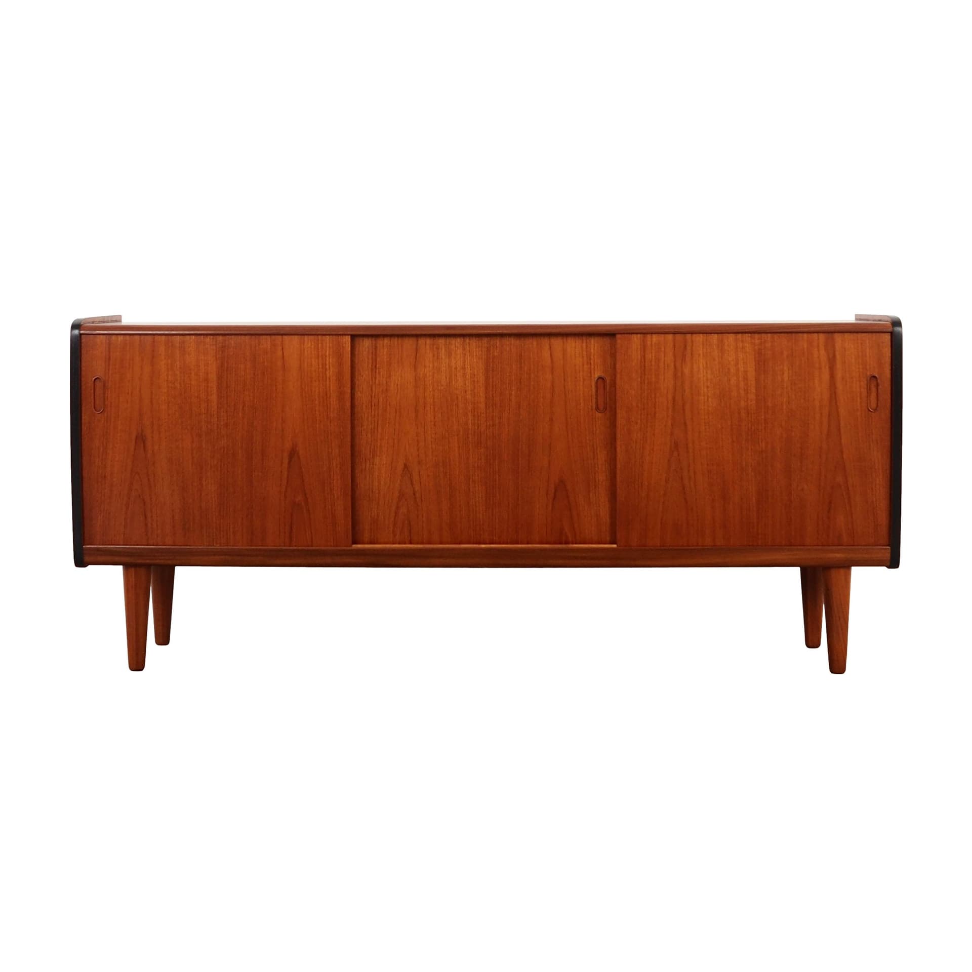 Sideboard, teak brązowy, Dania, lata 70.