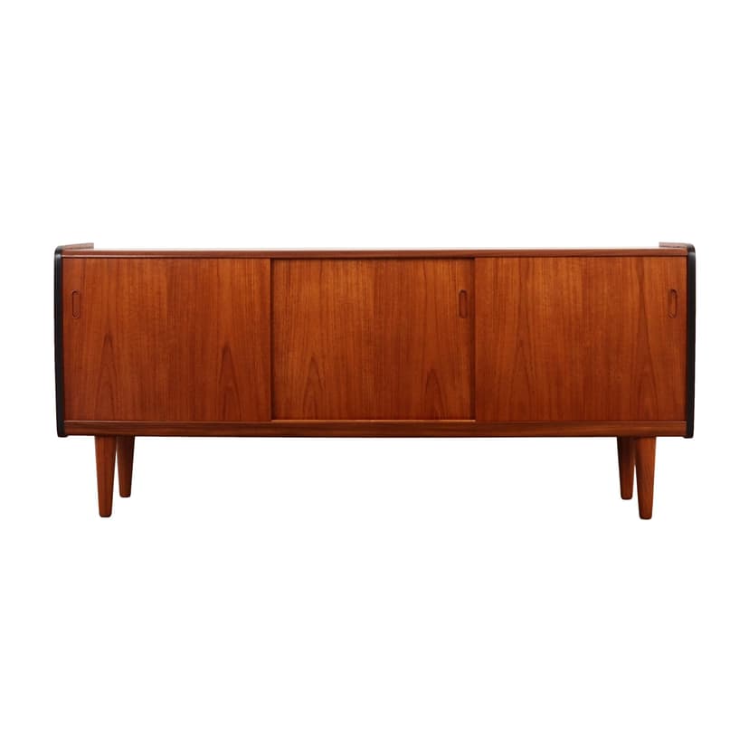 Sideboard, teak brązowy, Dania, lata 70.