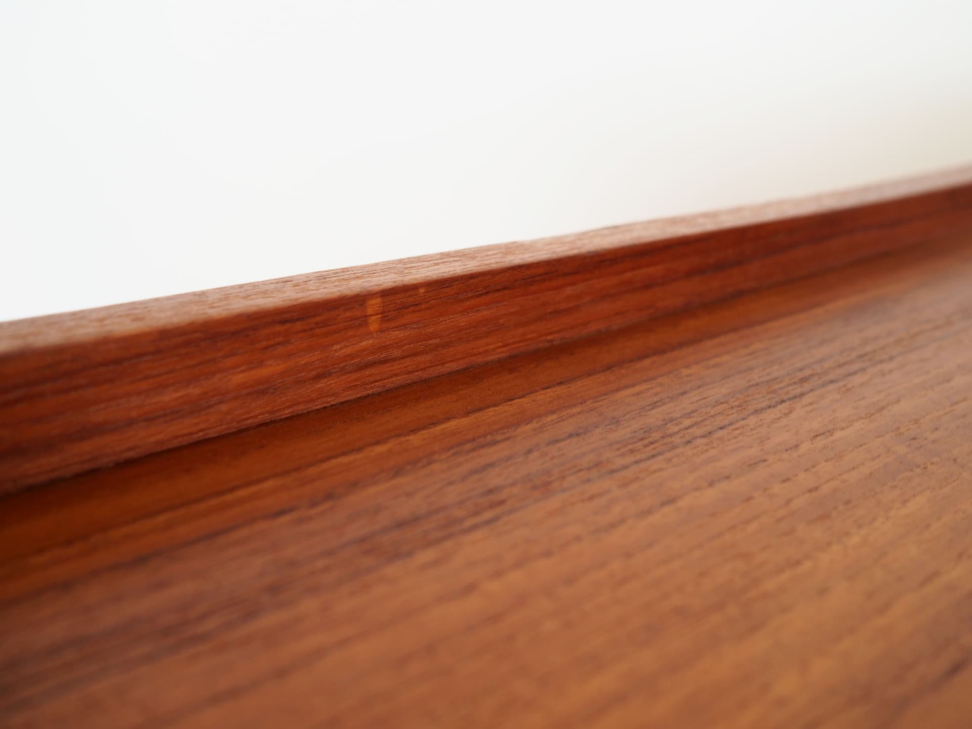 Secretary desk, brown teak, Denmark, 1970s. - 59067