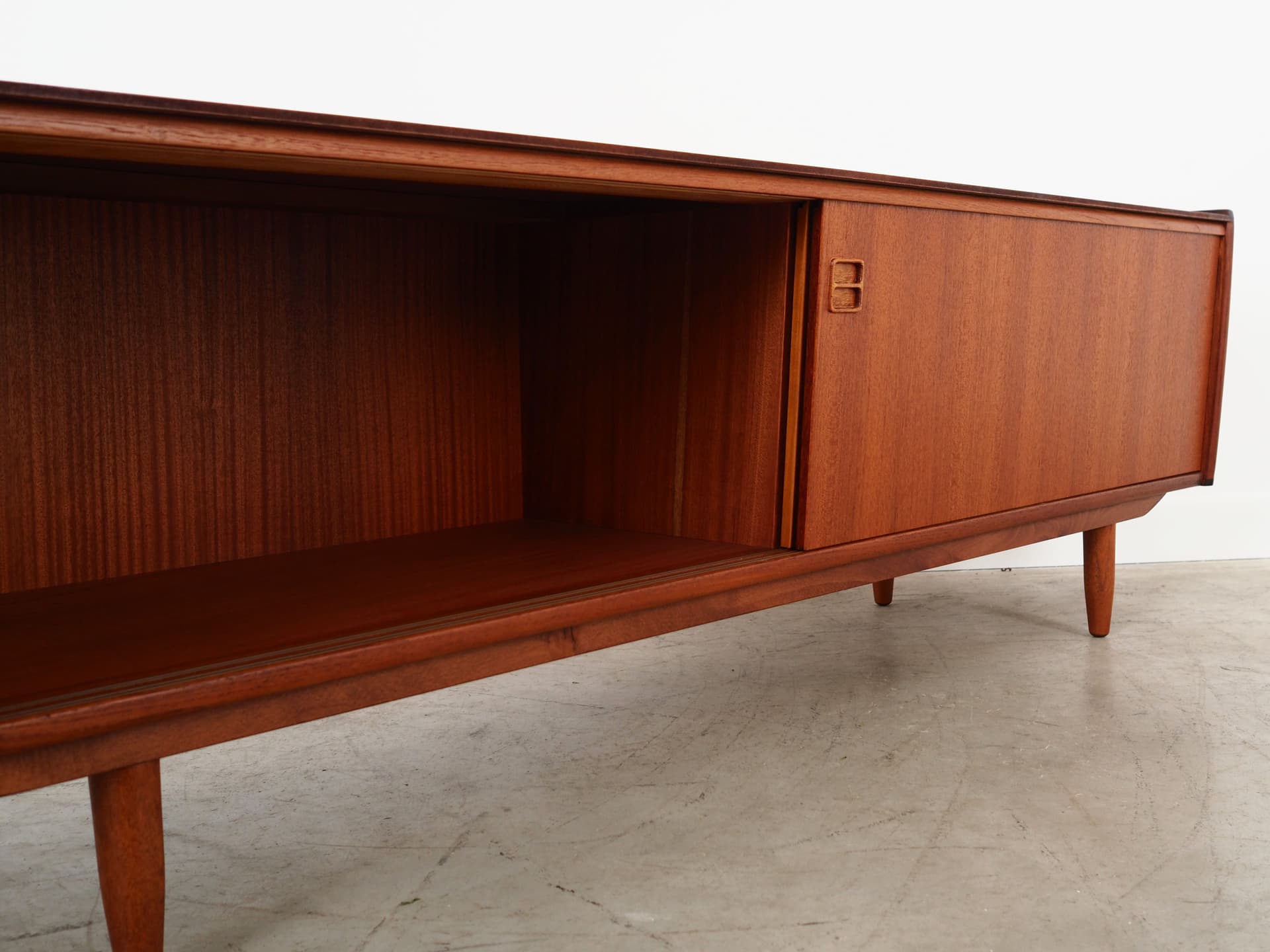Sideboard, brązowy, teak, Dania, lata 70. - 59115