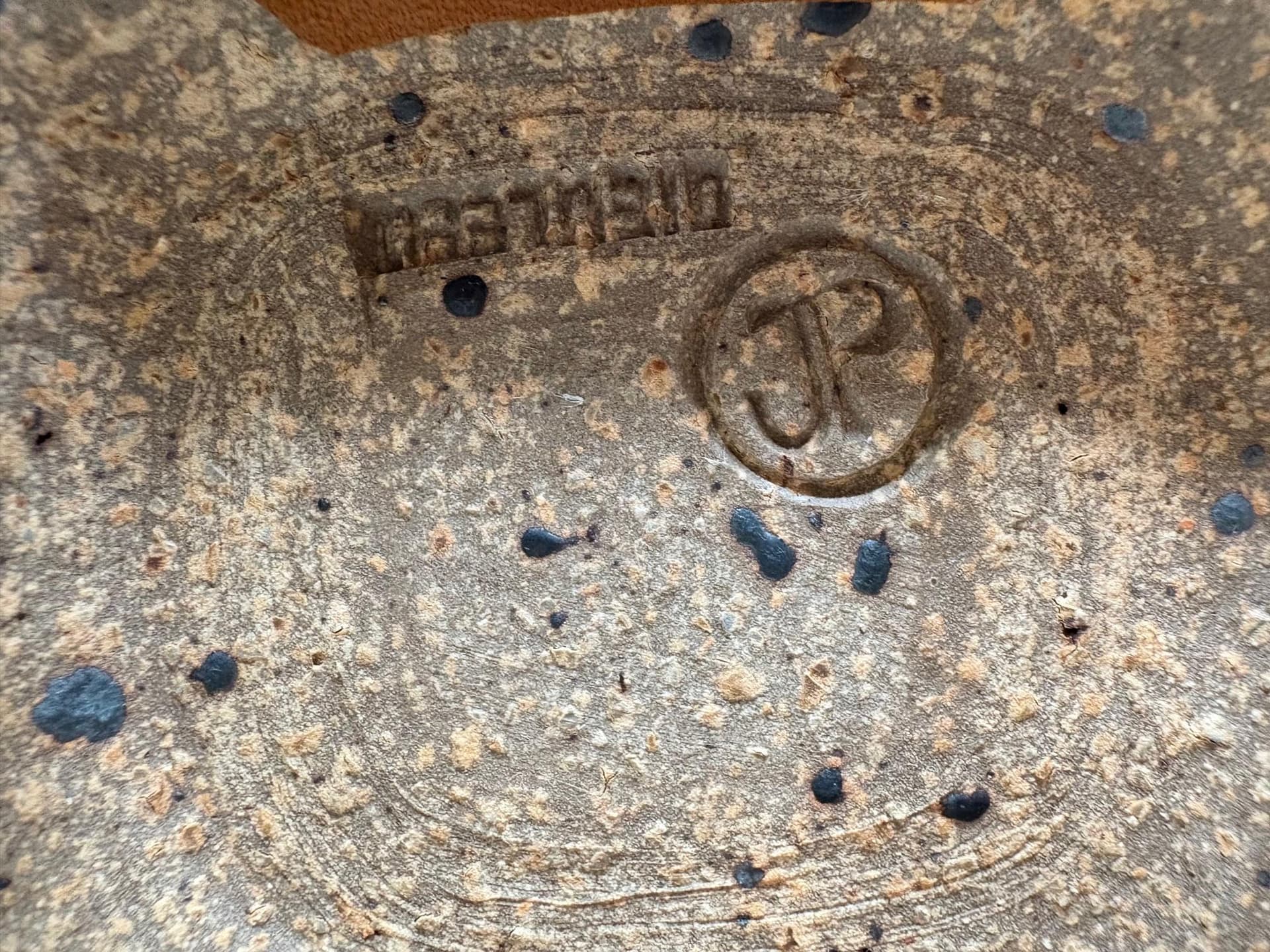 Decorative bowl, multicolor ceramics, by J. Pouchain, Atelier Dieulefit, France, 1960s. - 79665