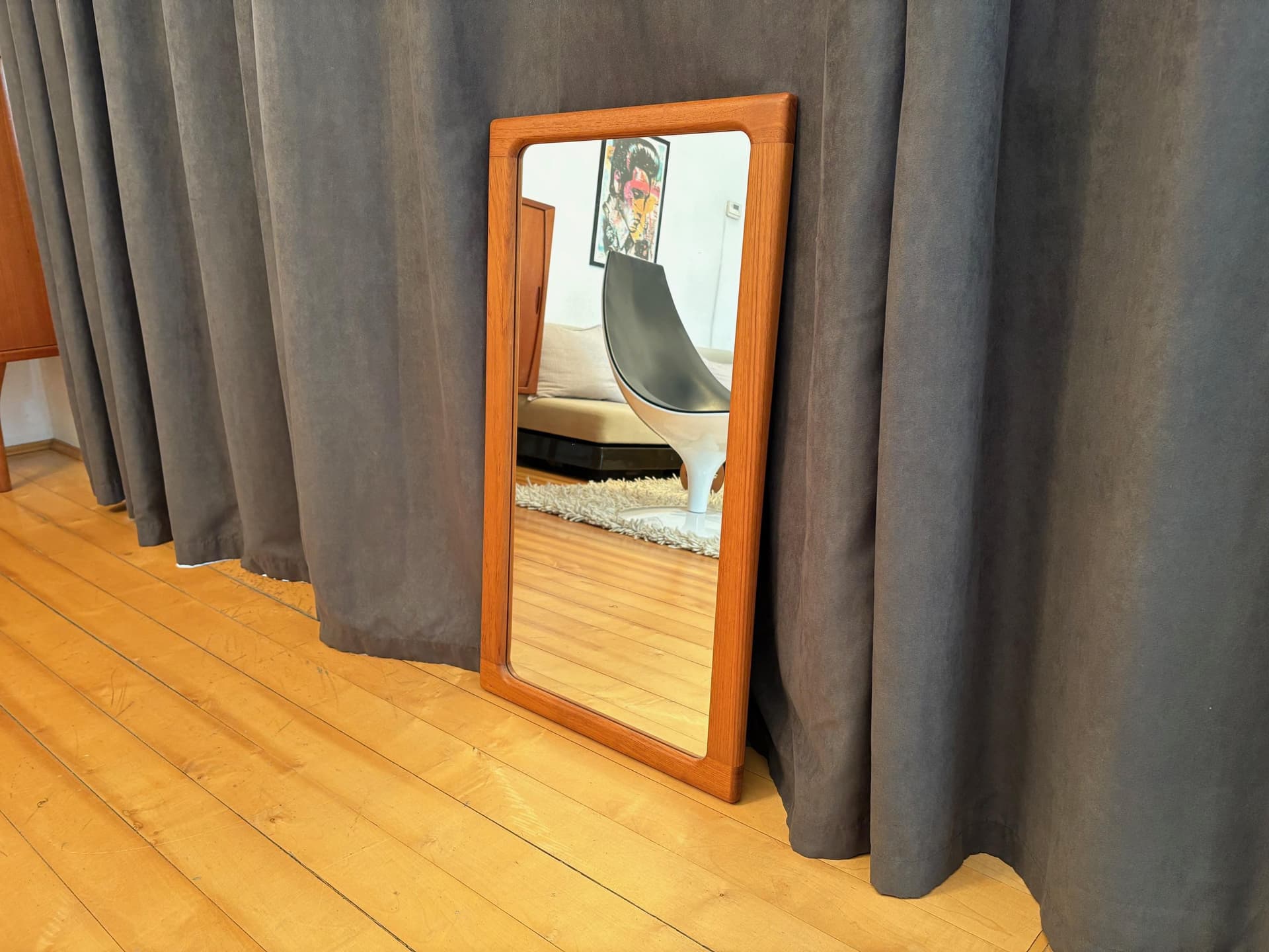 Wall mirror 248, multicolor, teak, Denmark, 1960s. - 79658