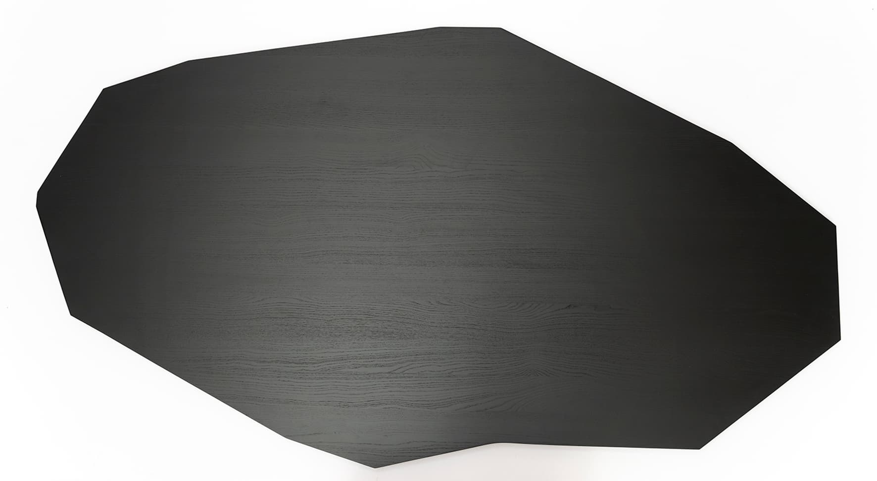 Table 160/180x90/100x76 cm black oak, no designer info, no brand - 62074