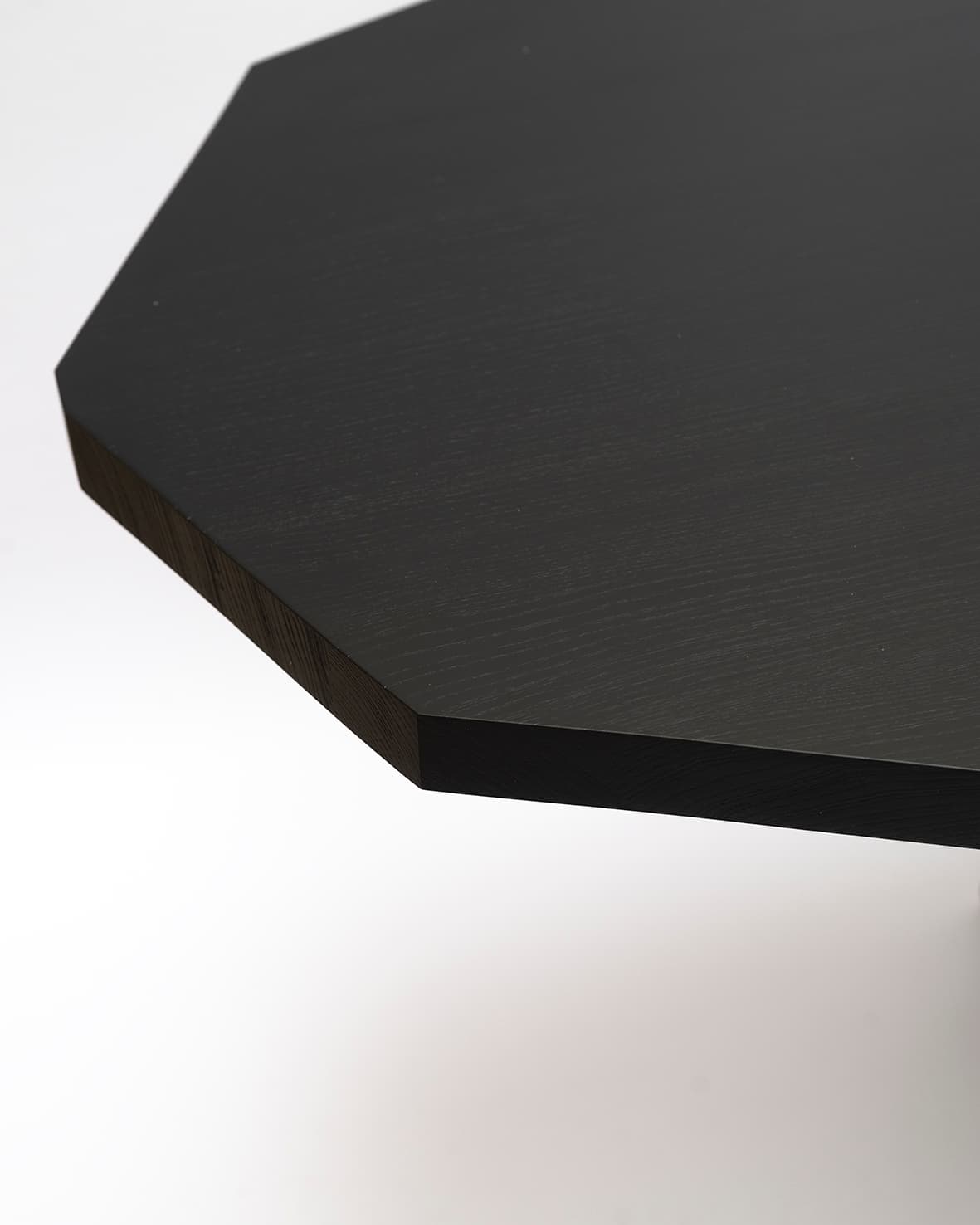 Table 160/180x90/100x76 cm black oak, no designer info, no brand - 62072