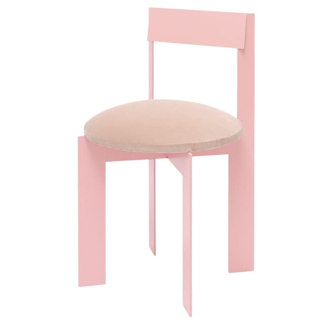 Krzesło metalowe różowe Object113, NG Design - WYMIARY