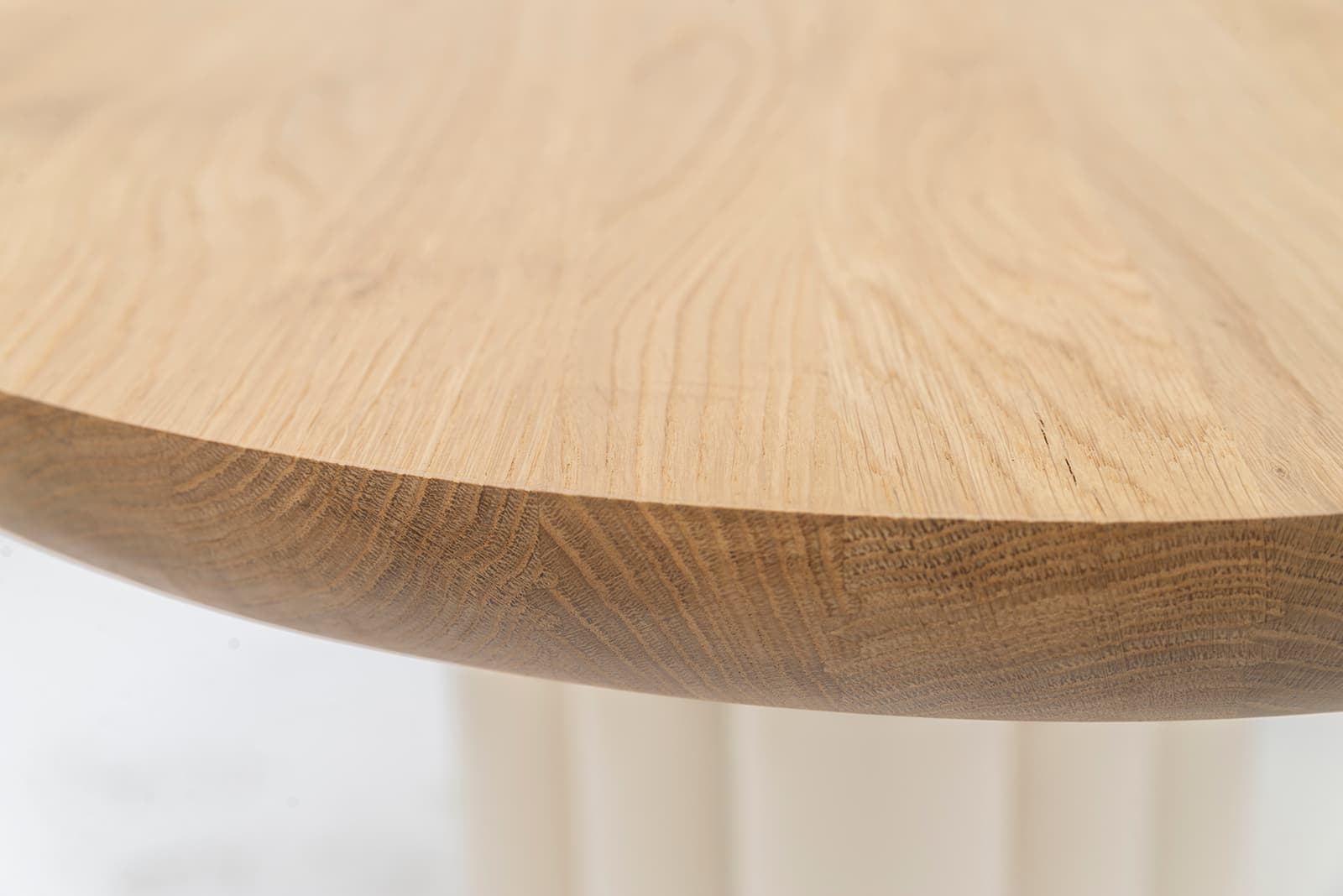 Oval table 170x90x76 cm natural oak, ecru, NG Design - 61197