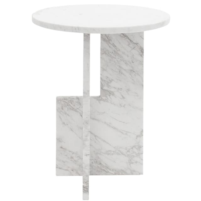 Stolik z marmuru Volakas biały Object065, NG Design - WYMIARY