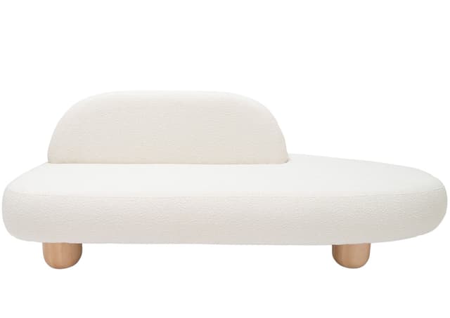 Sofa w tkaninie boucle Nata Object047, NG Design - WYMIARY