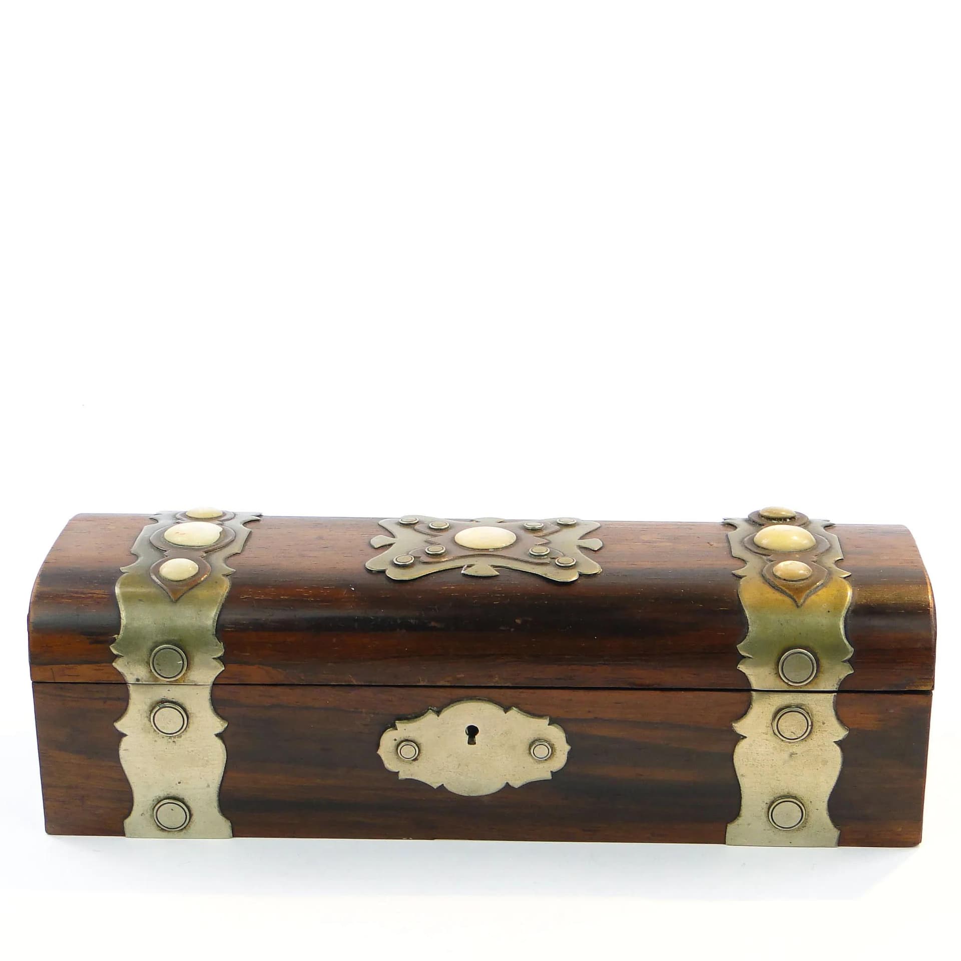 Hebanowe pudełko na rękawiczki biedermeier, Austro-Węgry, lata 30. XIX w. - 59501