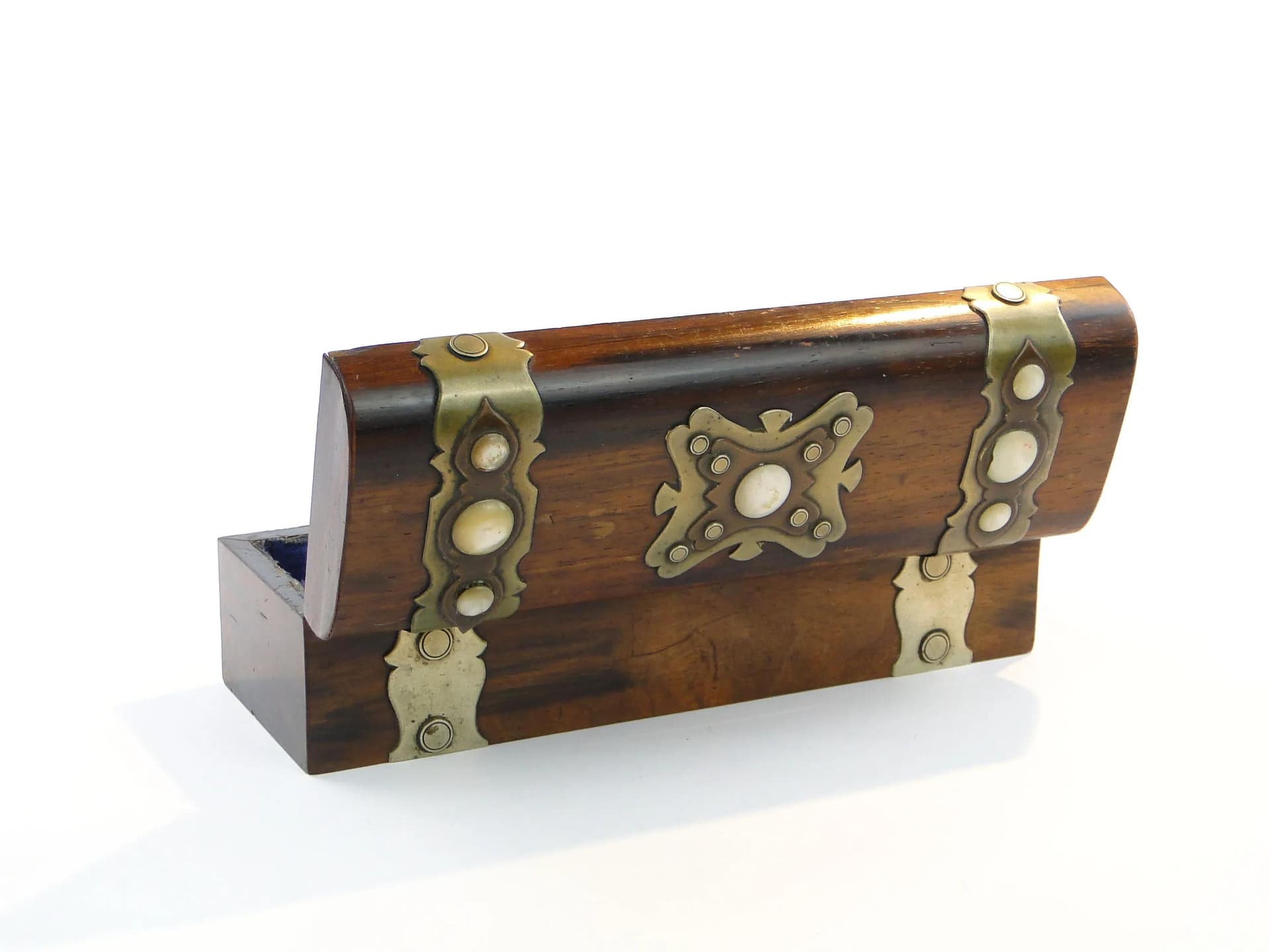 Hebanowe pudełko na rękawiczki biedermeier, Austro-Węgry, lata 30. XIX w. - 59505