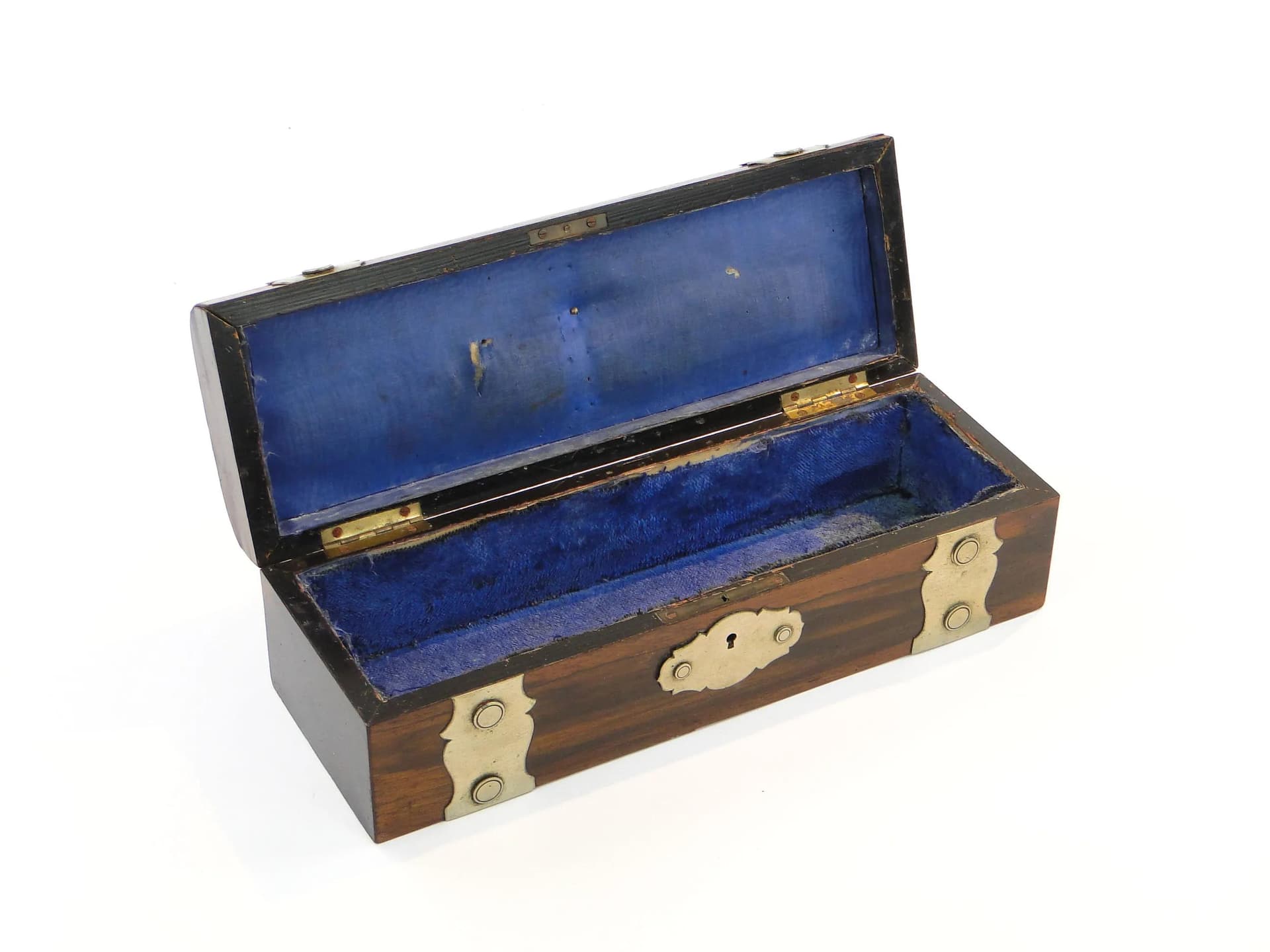 Hebanowe pudełko na rękawiczki biedermeier, Austro-Węgry, lata 30. XIX w. - 59507