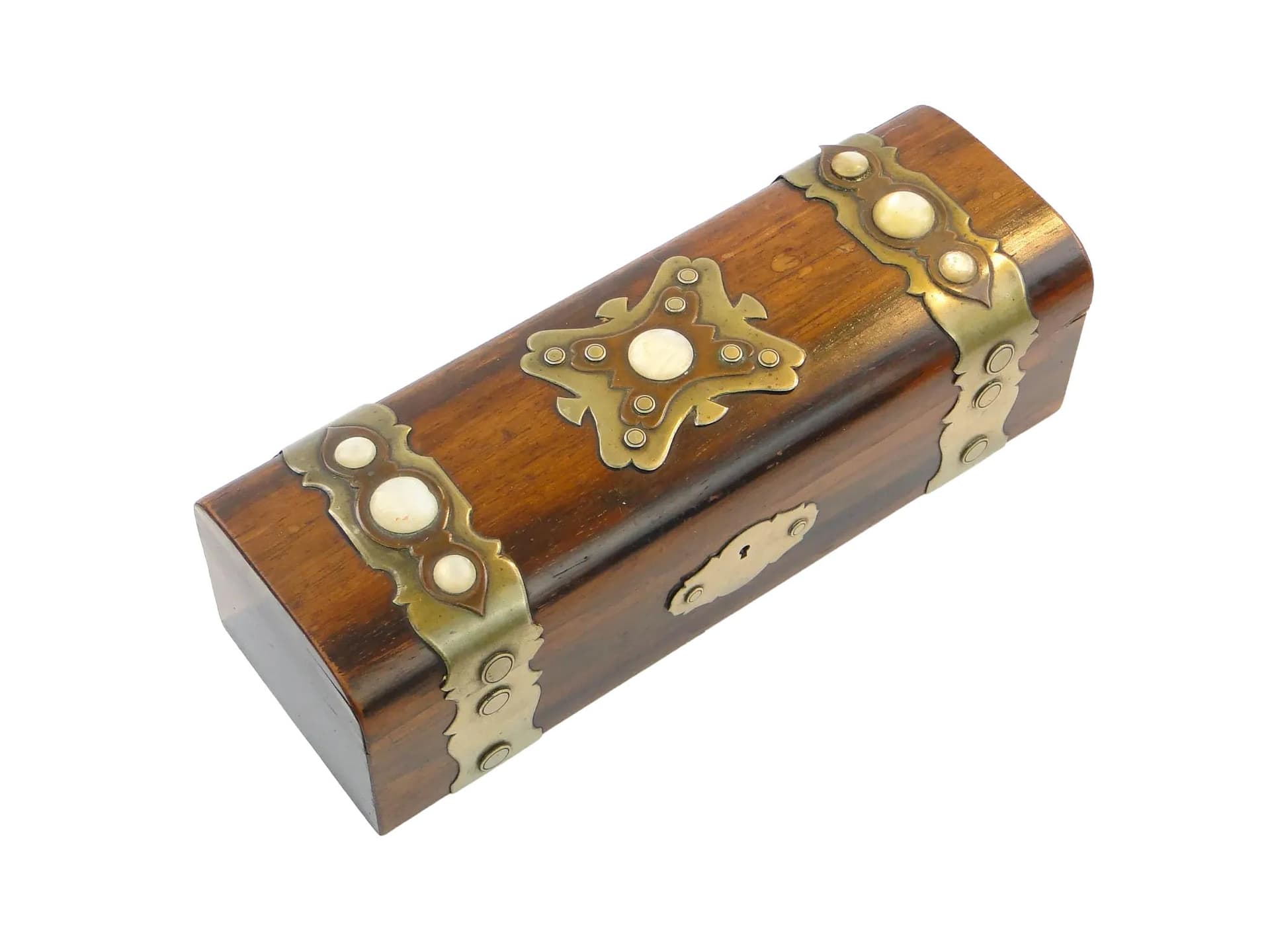 Hebanowe pudełko na rękawiczki biedermeier, Austro-Węgry, lata 30. XIX w. - 59500