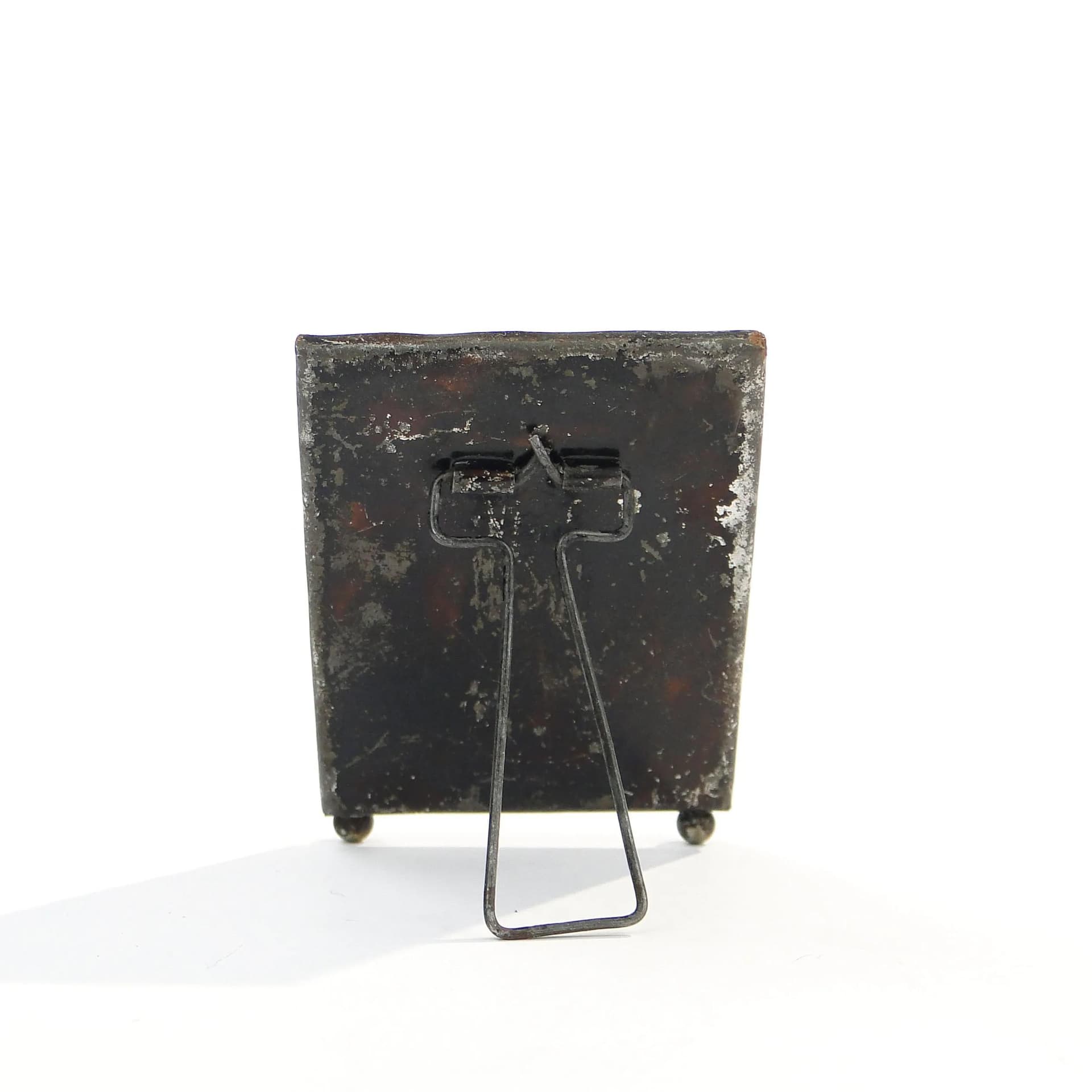 Multicolor Brass Photo Frame with Millefiori Micromosaic, Italy, 1900s–1920s - 59523