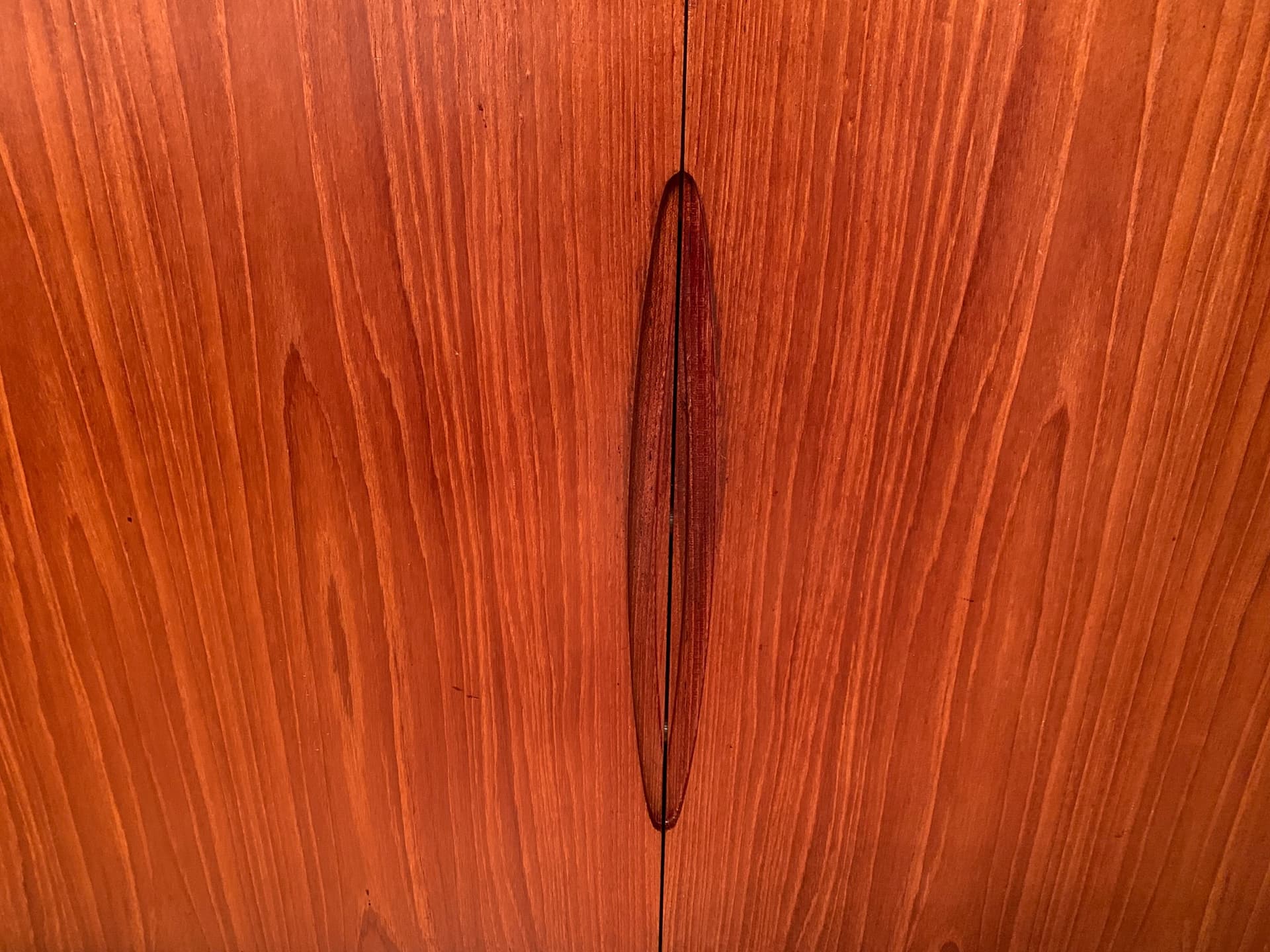 Highboard, teak dąb, proj. H. Kjaernulf, Bruno Hansen, Dania, lata 60. - 59712