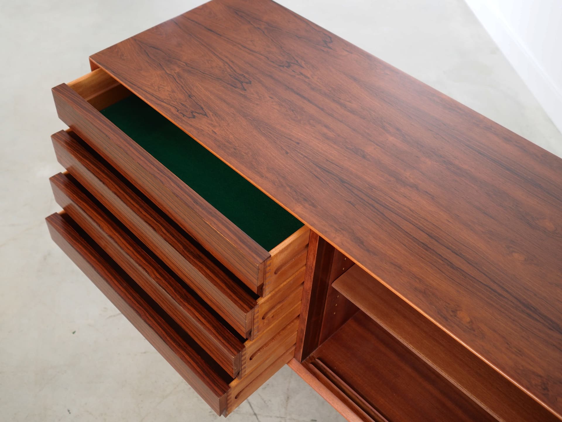 Sideboard, palisander brązowy, Omann Jun, Dania, lata 70. - 59843