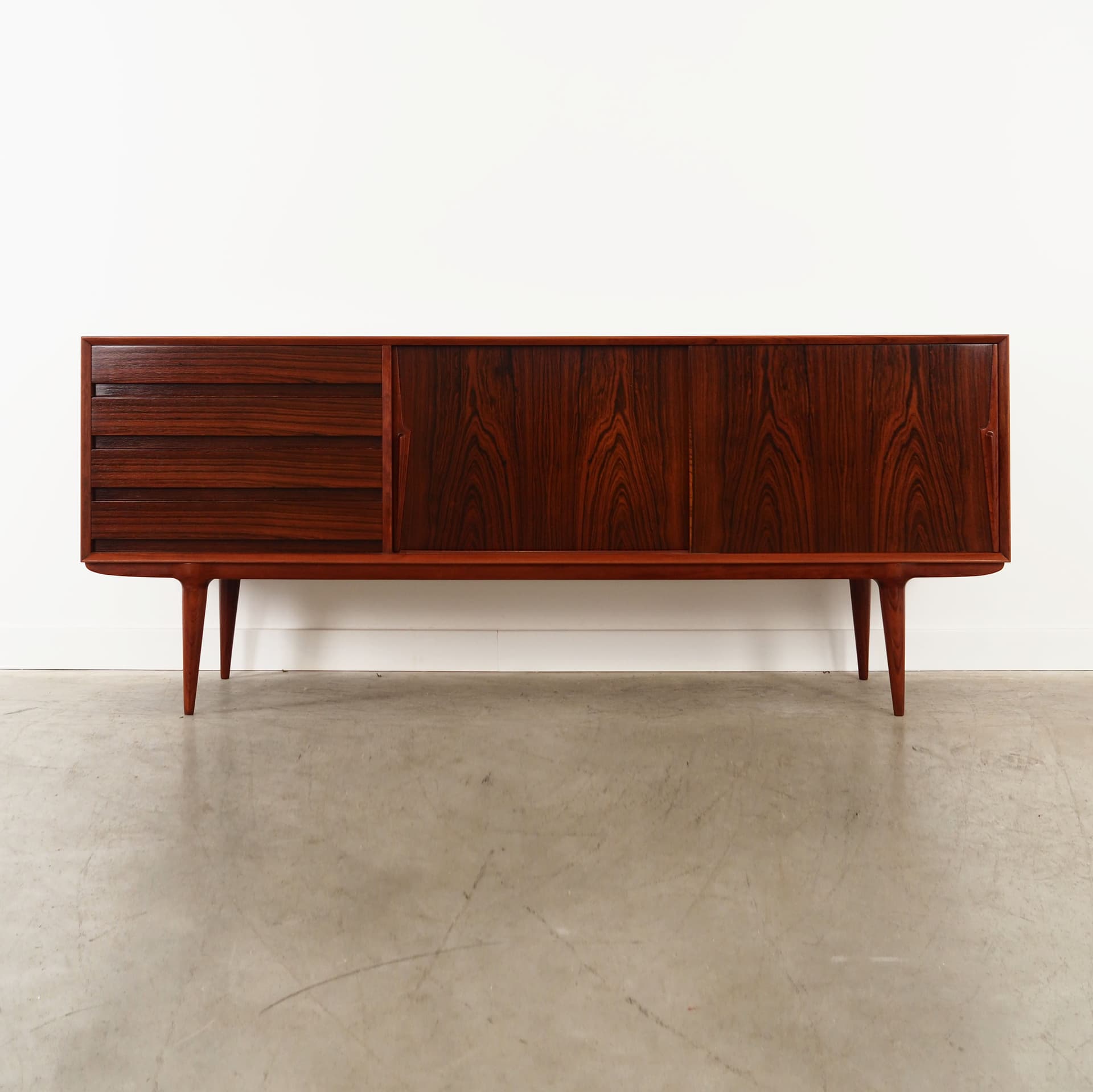 Sideboard, palisander brązowy, Omann Jun, Dania, lata 70. - 59832