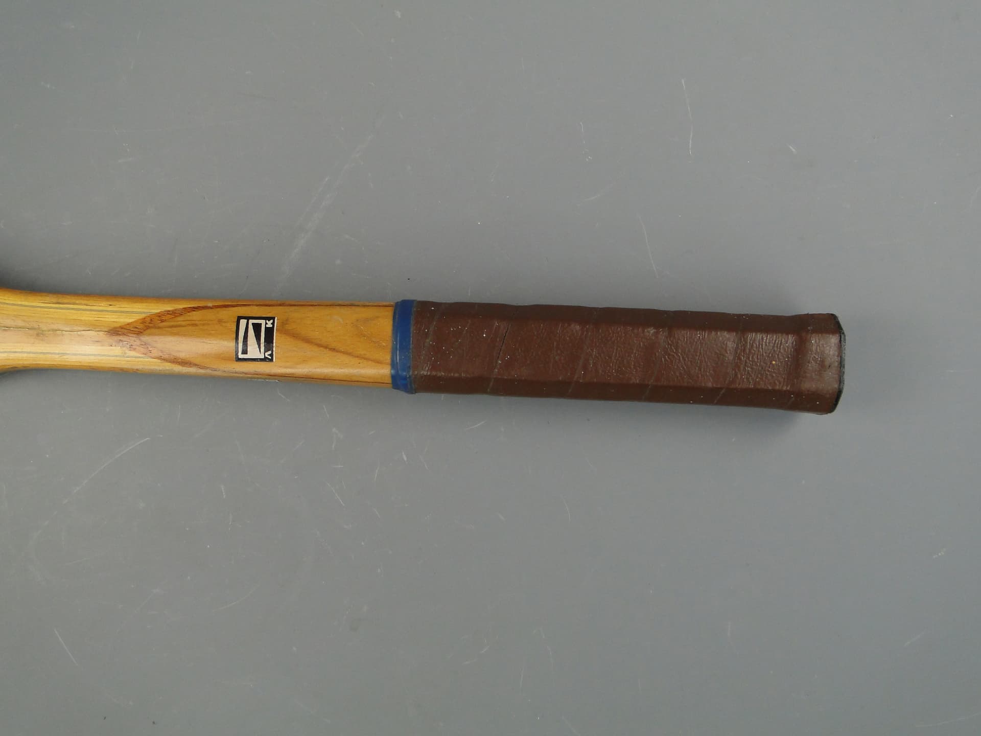 Rakieta tenisowa, brąz jasny, drewno, ZSRR, lata 60. - 59953