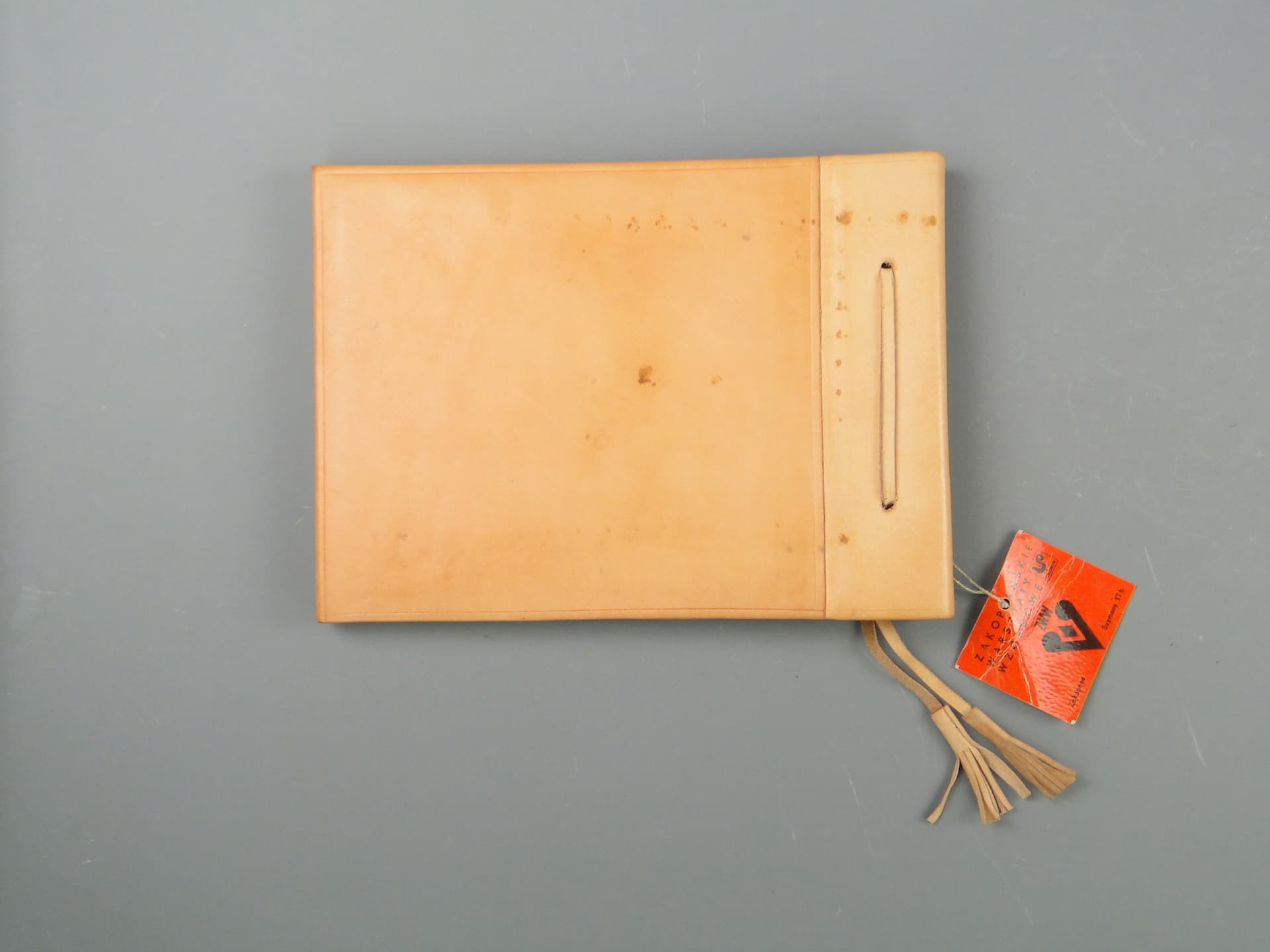 Photo album, beige leather, Poland, 1970s. - 60081