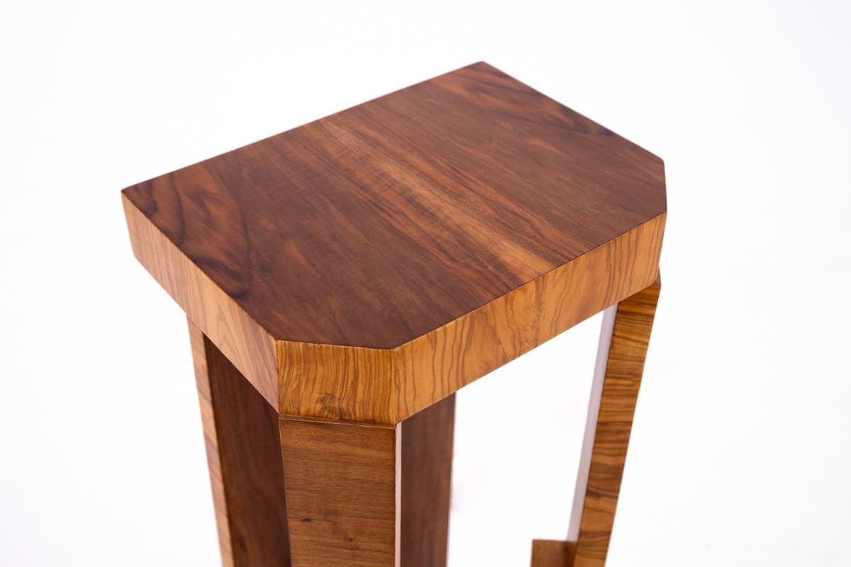 Orzechowe postumenty Art Deco, Polska, lata 50. - 191476