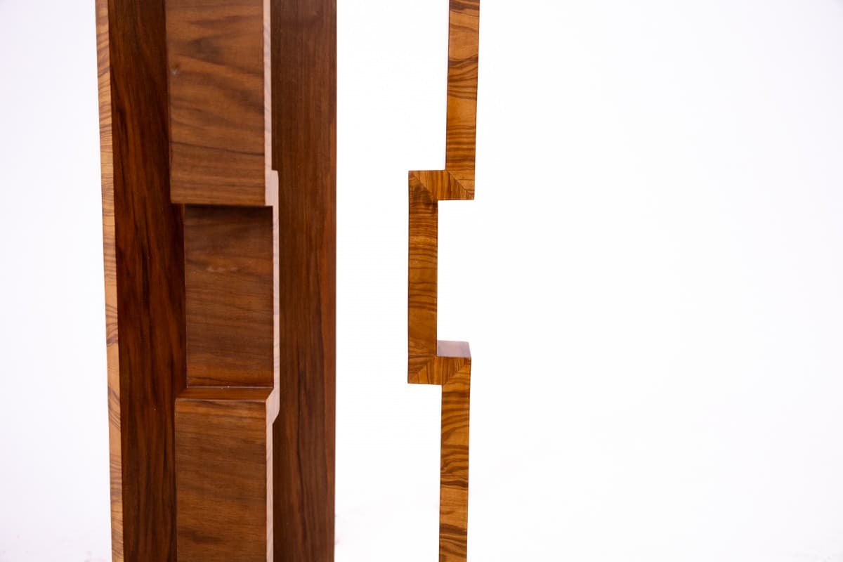 Orzechowe postumenty Art Deco, Polska, lata 50. - 191475