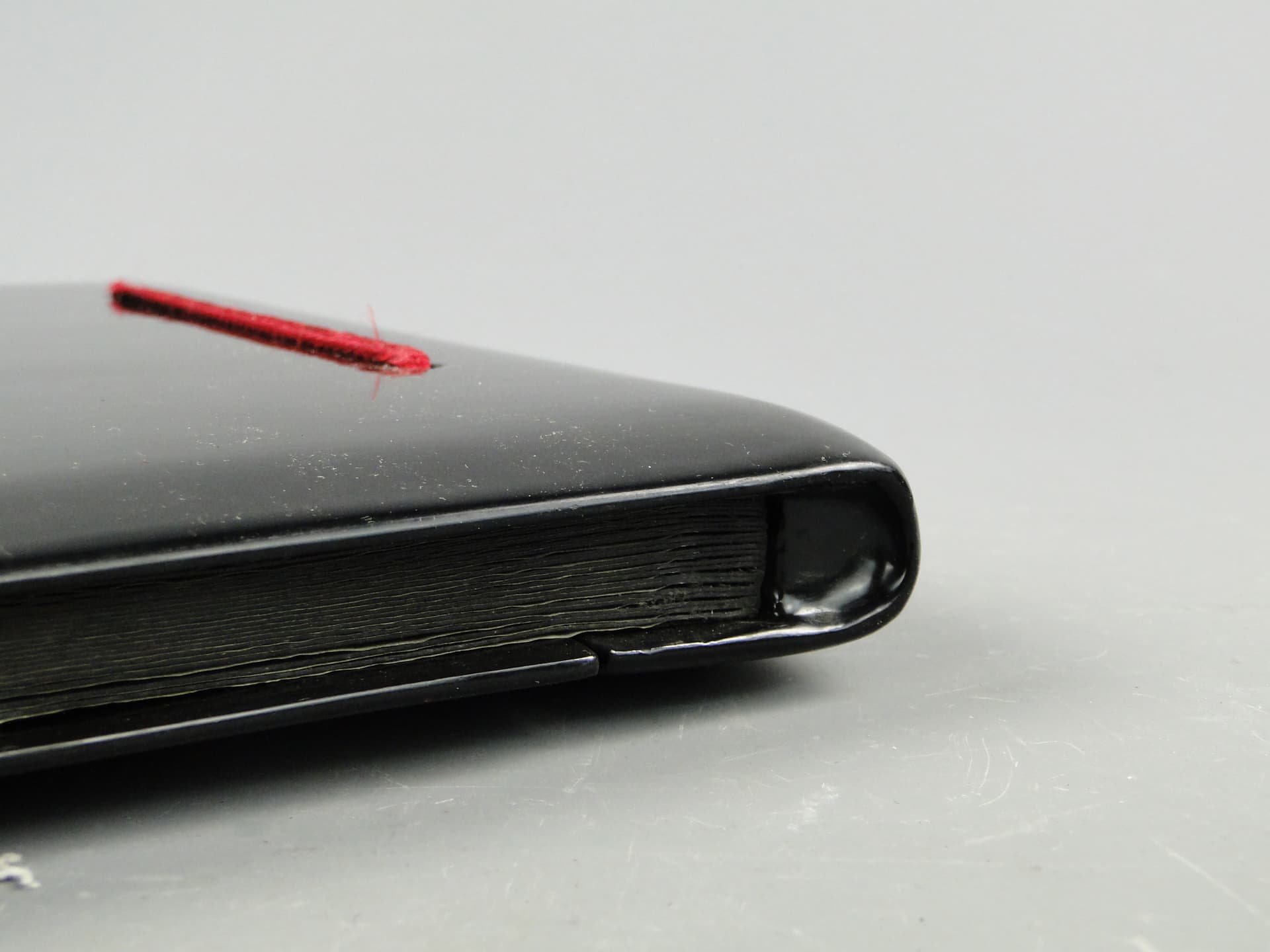 Album na zdjęcia orientalny, lakier czarny, drewno, Wietnam, lata 50. - 60094