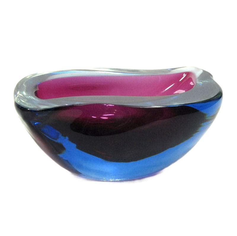 Multicolor Sommerso Glass Bowl, Murano, Italy, 1960s - 5395